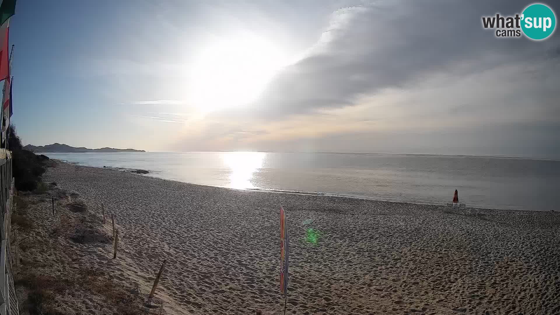 Webcam Piscina Rei – Vista live da Costa Rei, Muravera
