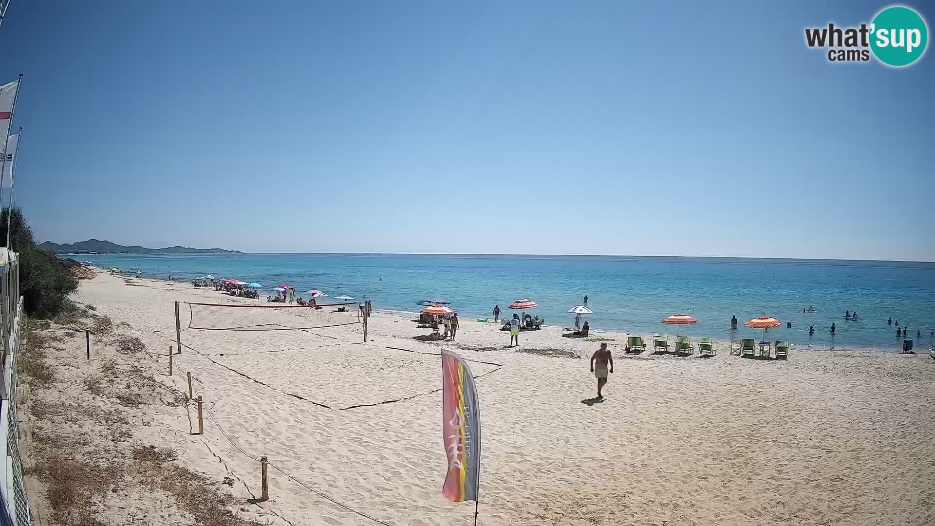 Webcam Piscina Rei – Vista live da Costa Rei, Muravera