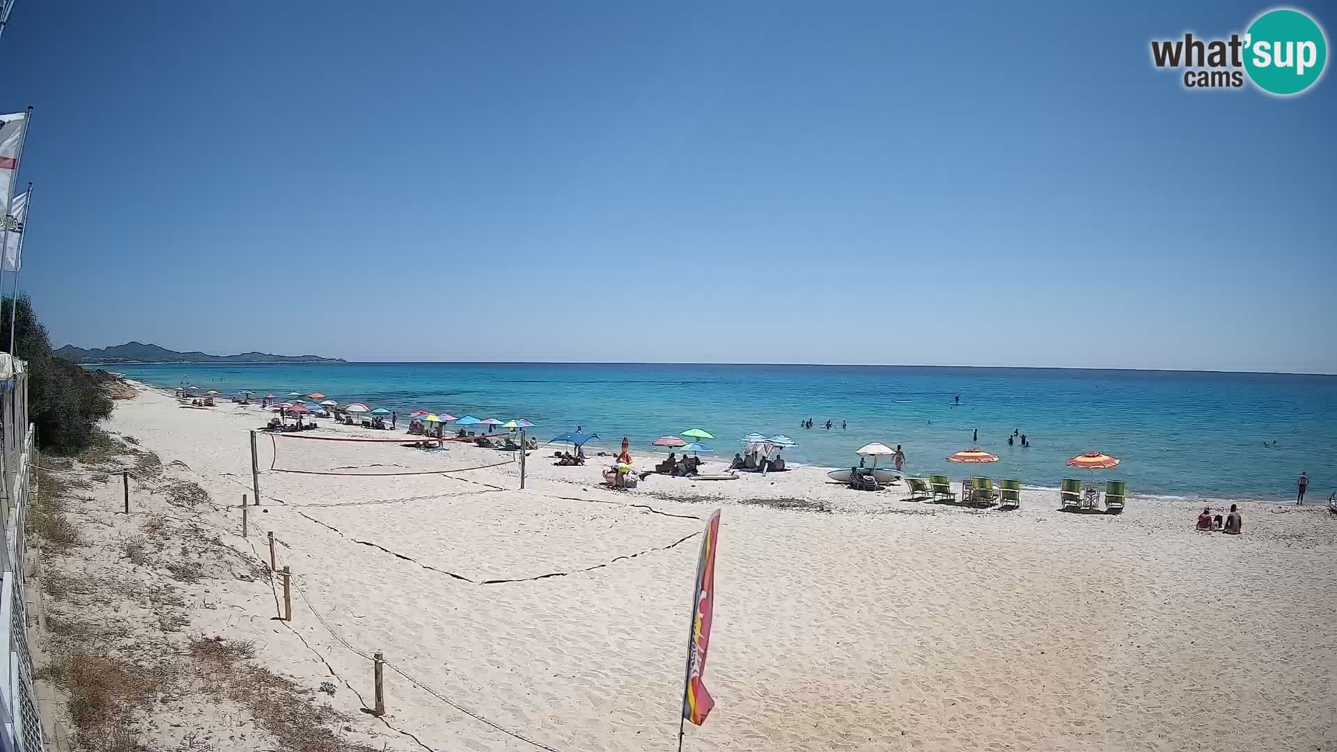 Webcam Piscina Rei – Vista live da Costa Rei, Muravera