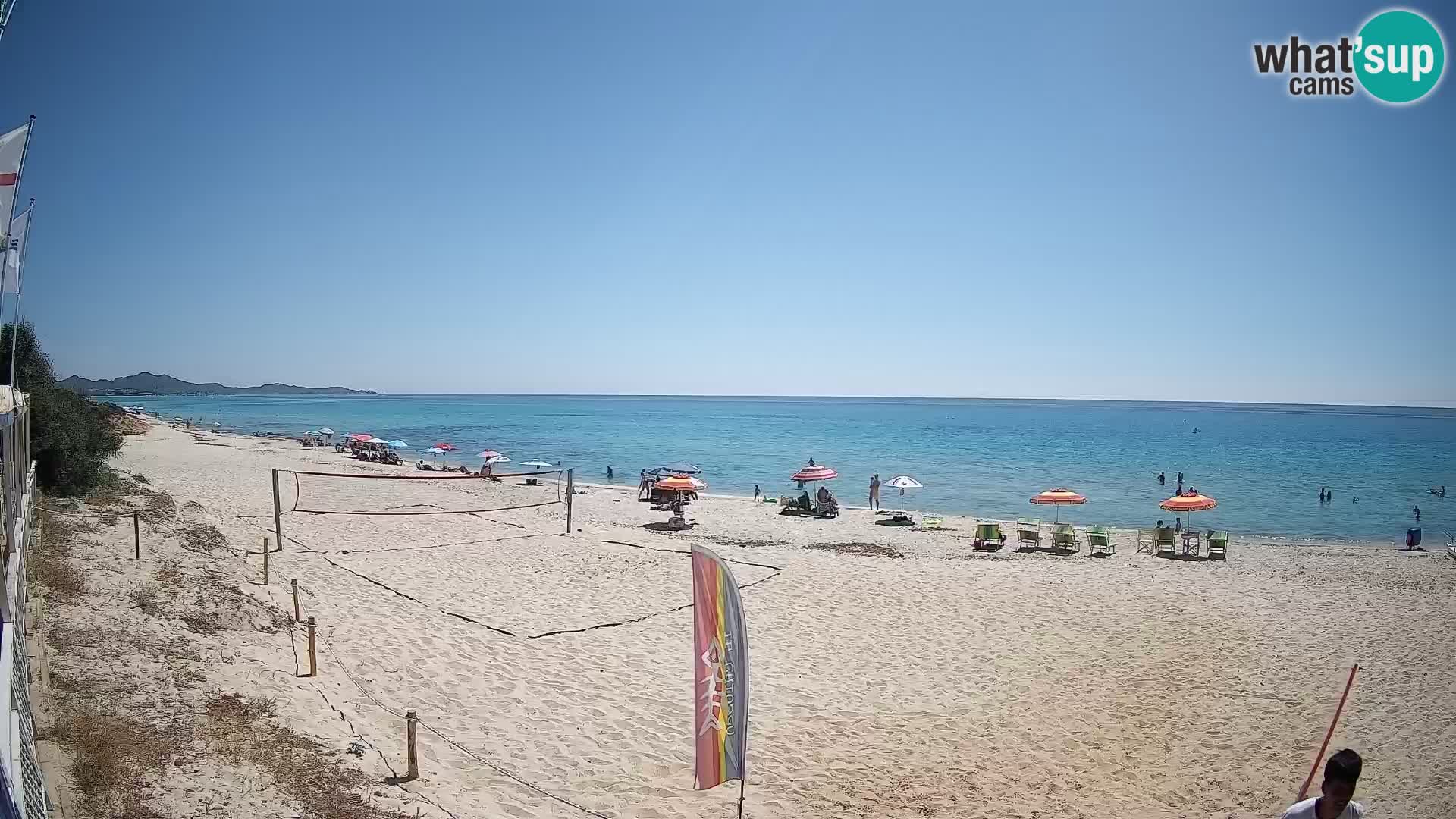 Webcam Piscina Rei – Vista live da Costa Rei, Muravera