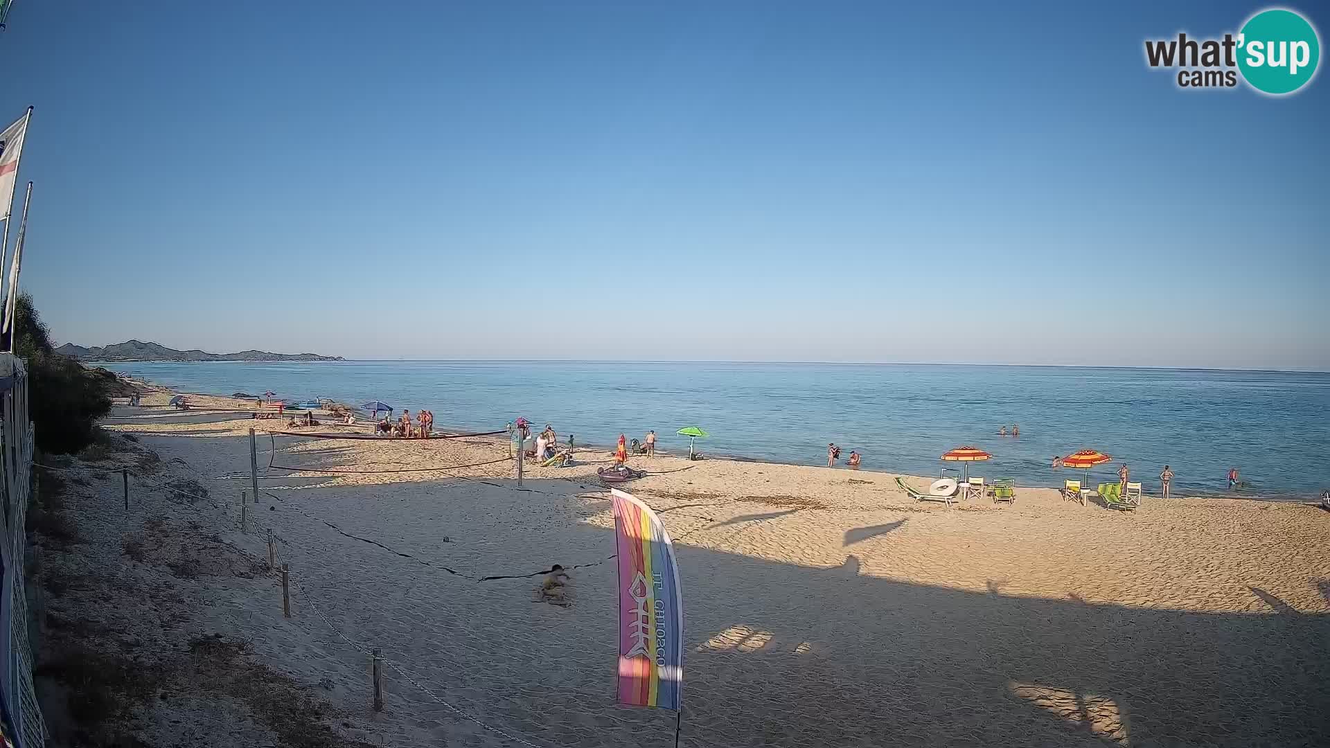 Webcam Piscina Rei – Vista live da Costa Rei, Muravera