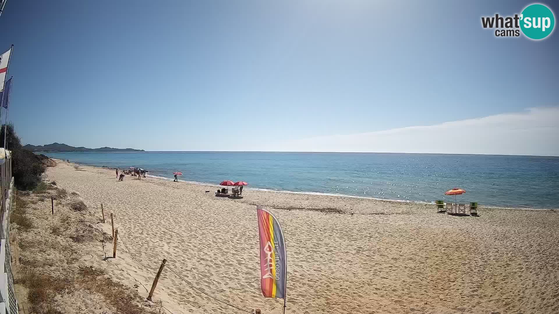 Spletna kamera Piscina Rei – Pogled v živo iz Costa Rei, Muravera