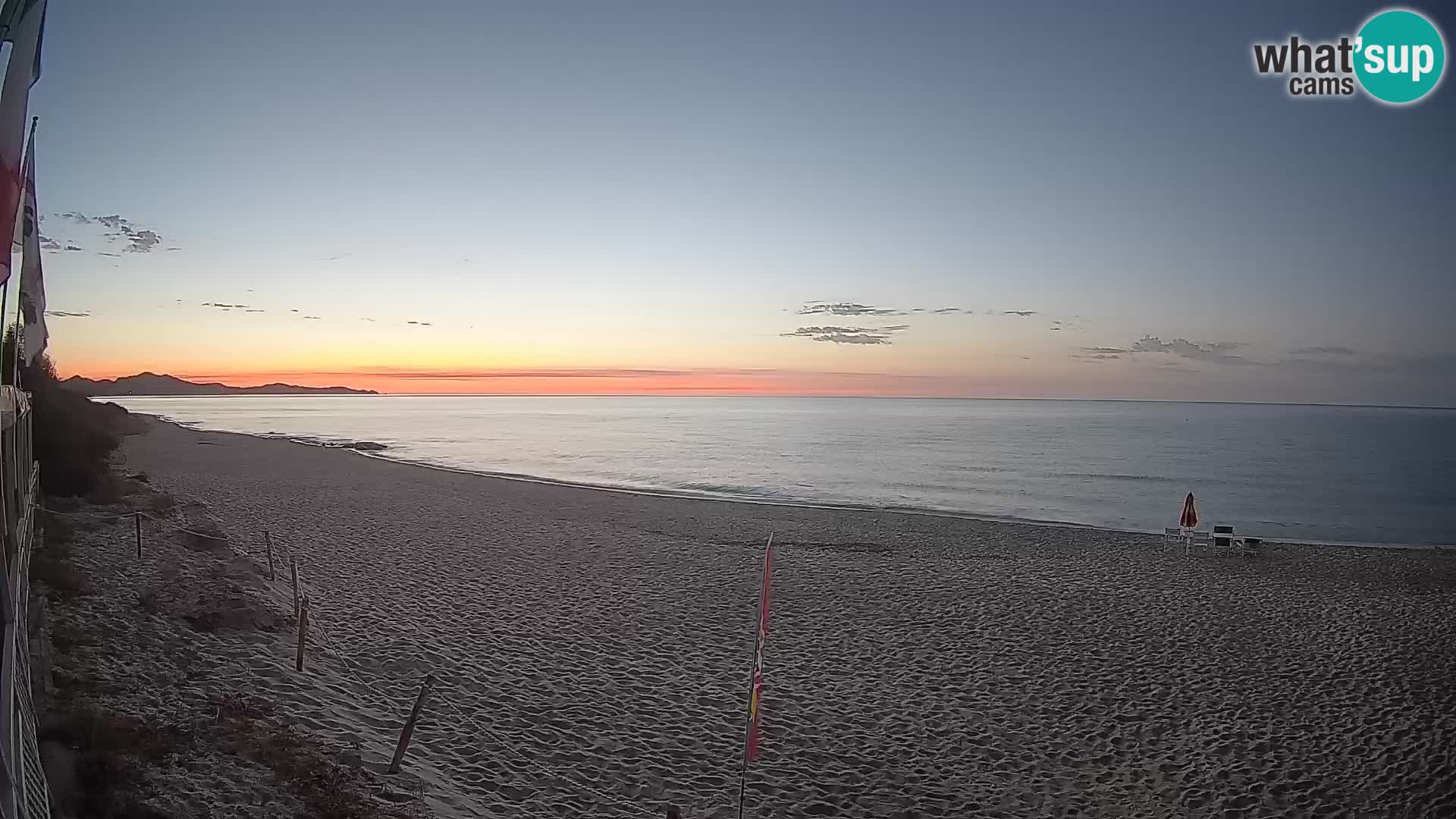 Webcam Piscina Rei – Vista live da Costa Rei, Muravera