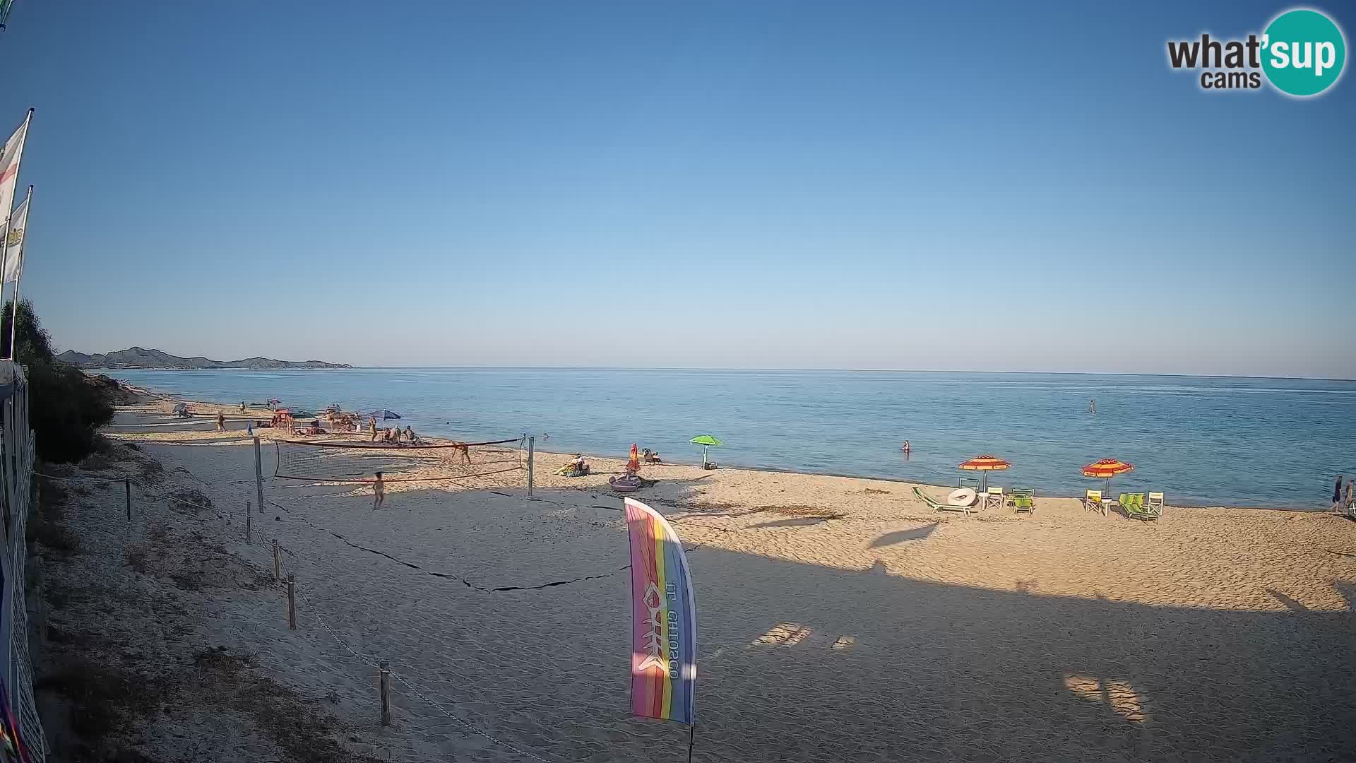 Webcam Piscina Rei – Vista en directo desde Costa Rei, Muravera