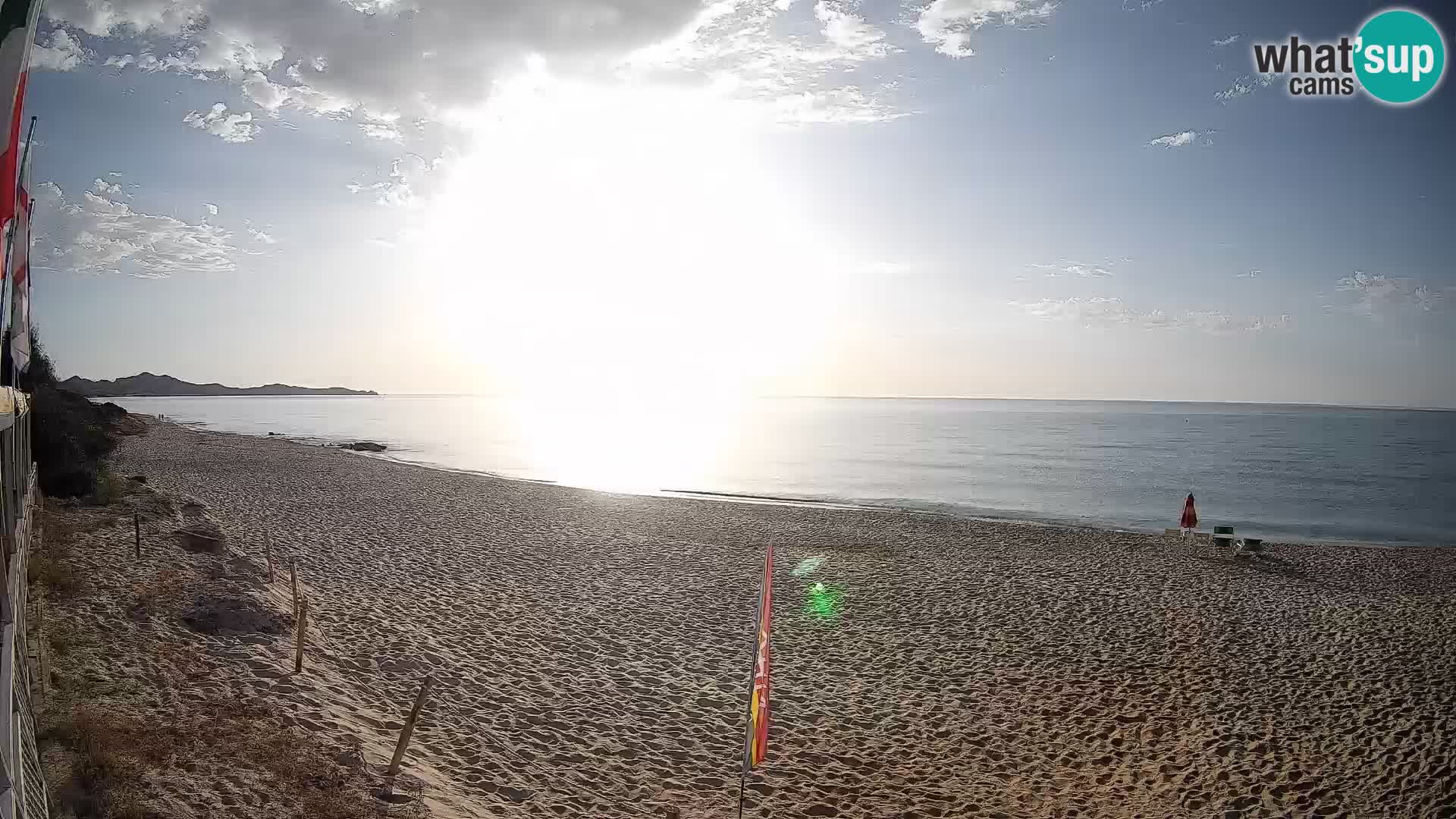 Webcam Piscina Rei – Vista live da Costa Rei, Muravera