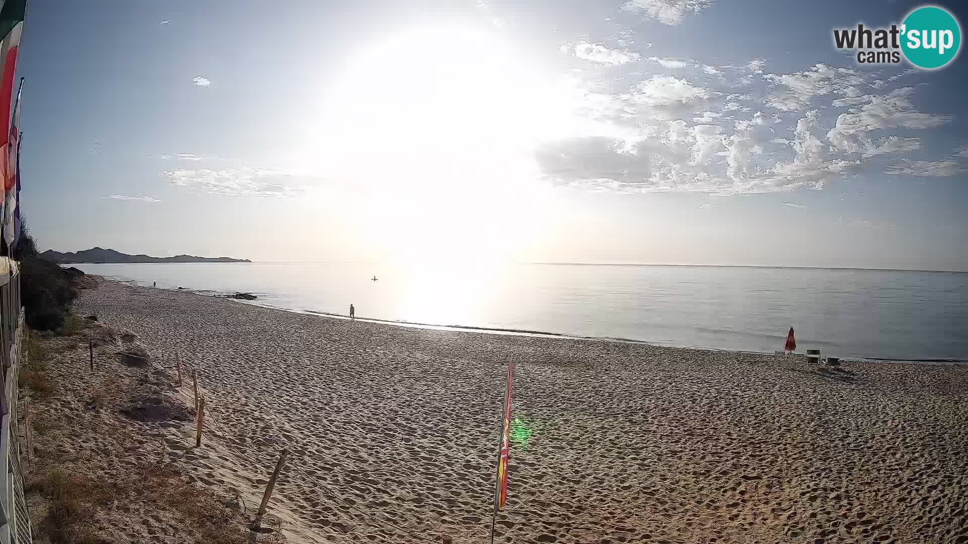 Webcam Piscina Rei – Vista live da Costa Rei, Muravera