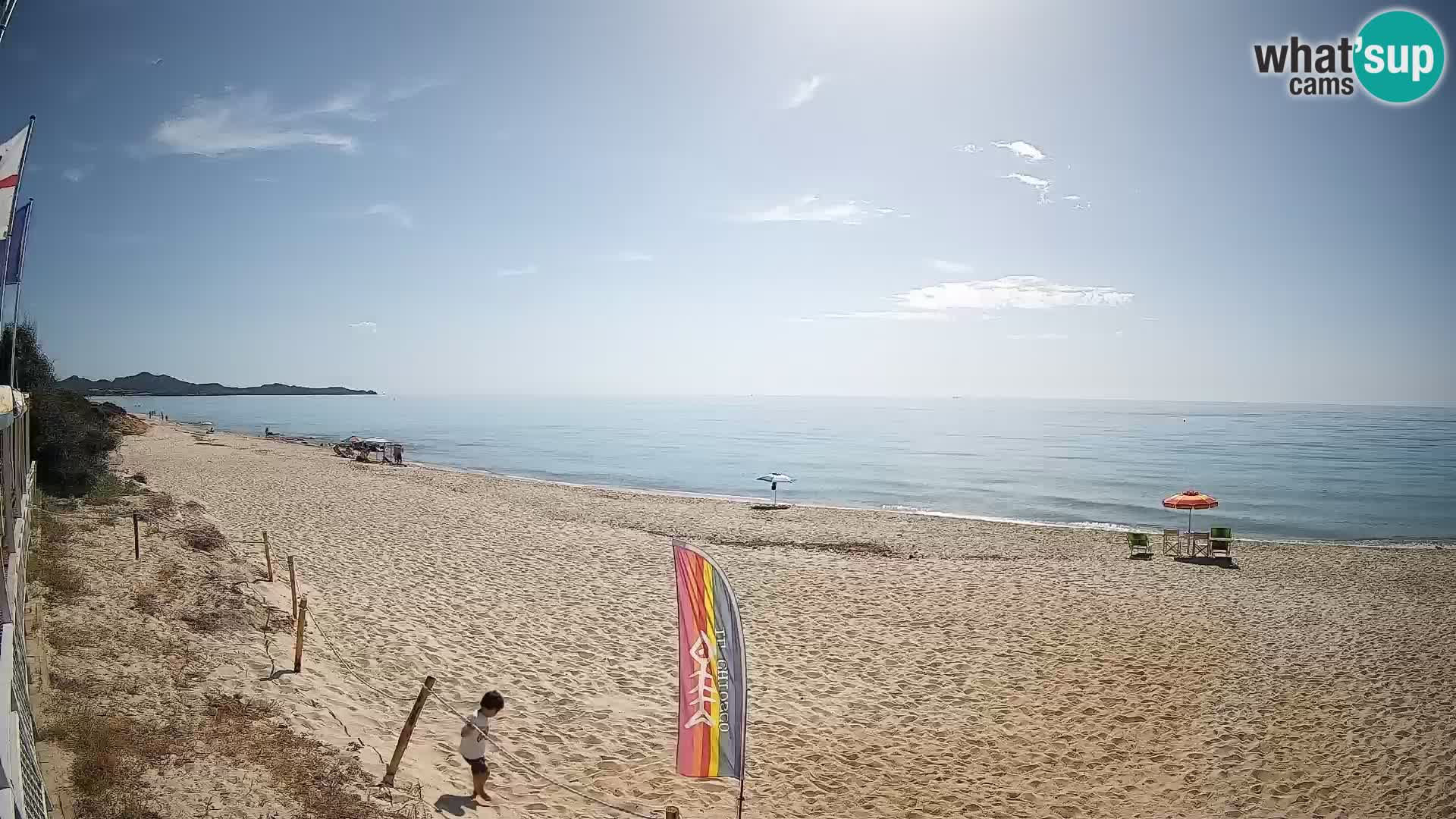 Webcam Piscina Rei – Vista live da Costa Rei, Muravera