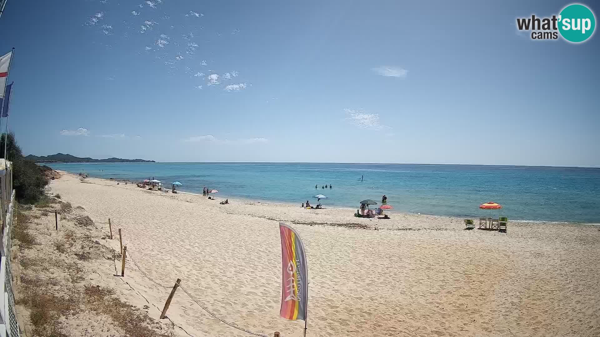 Webcam Piscina Rei – Vista live da Costa Rei, Muravera