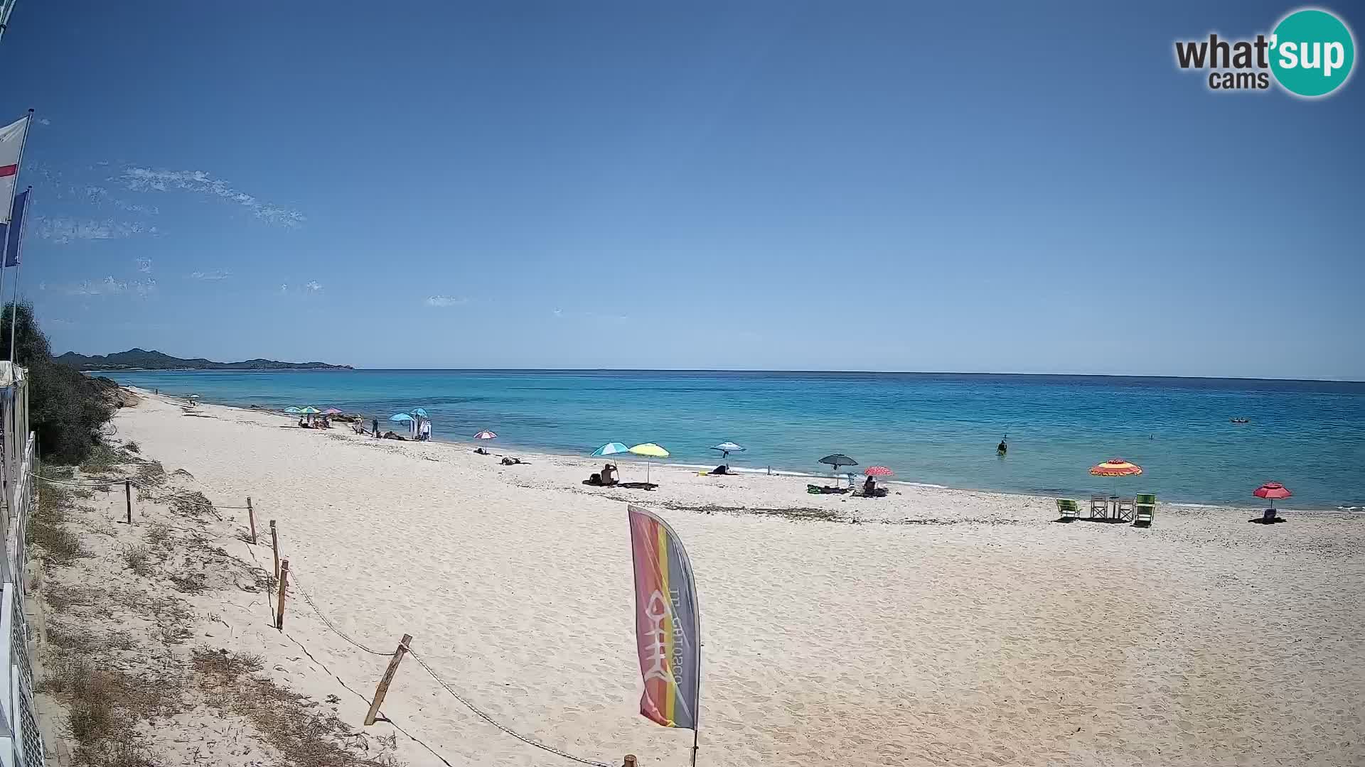 Web kamera Piscina Rei – Pogled uživo iz Costa Rei, Muravera