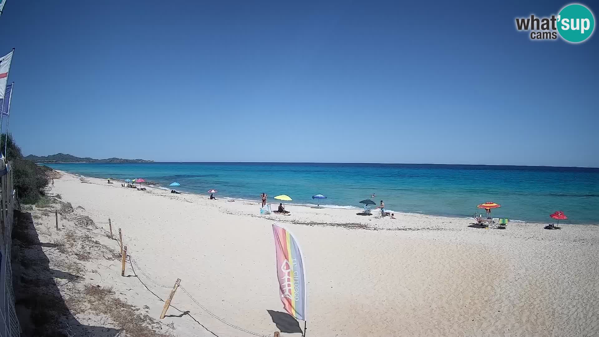 Webcam Piscina Rei – Vista en directo desde Costa Rei, Muravera