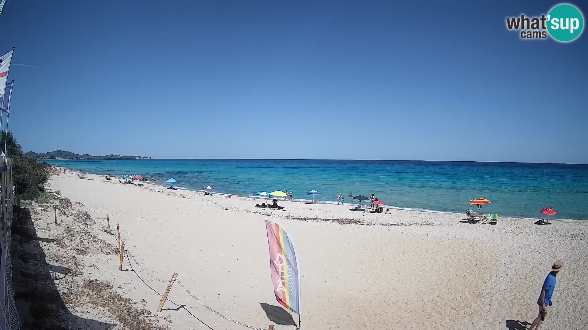 Webcam Piscina Rei – Vista en directo desde Costa Rei, Muravera