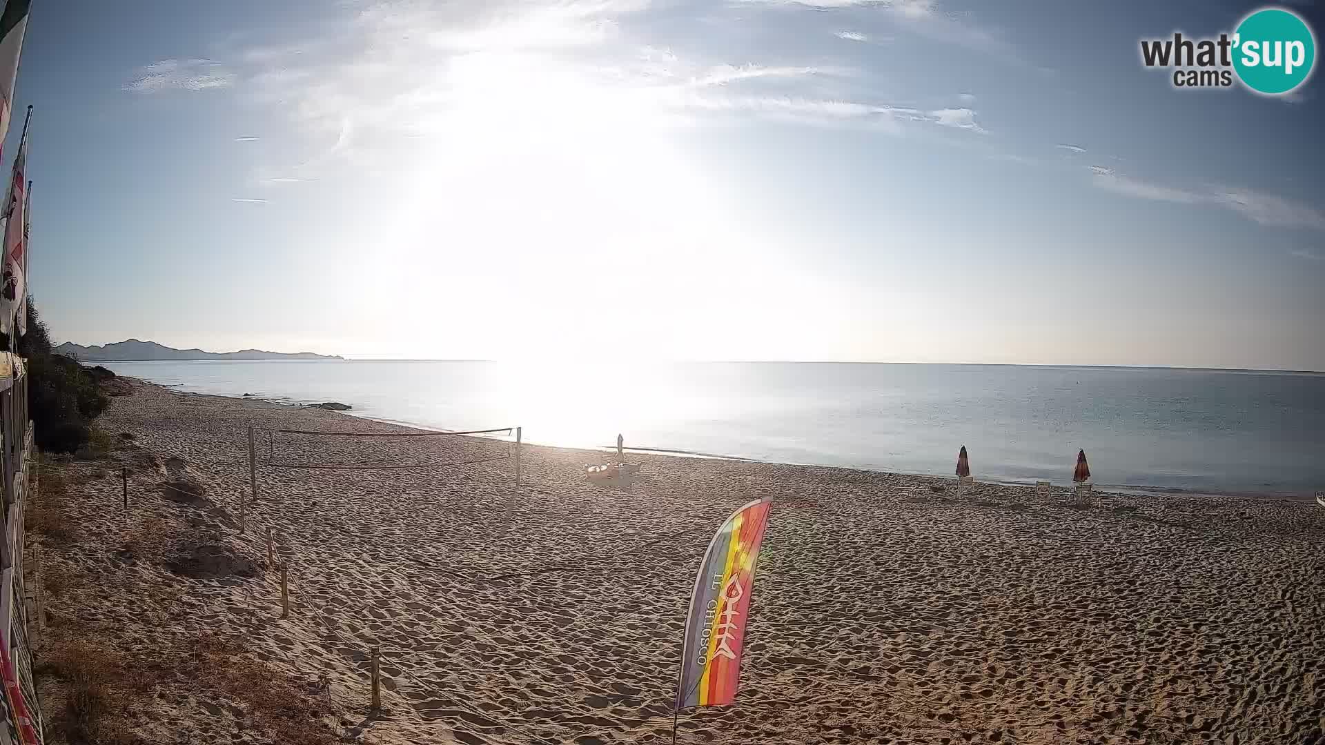 Webcam Piscina Rei – Vista live da Costa Rei, Muravera