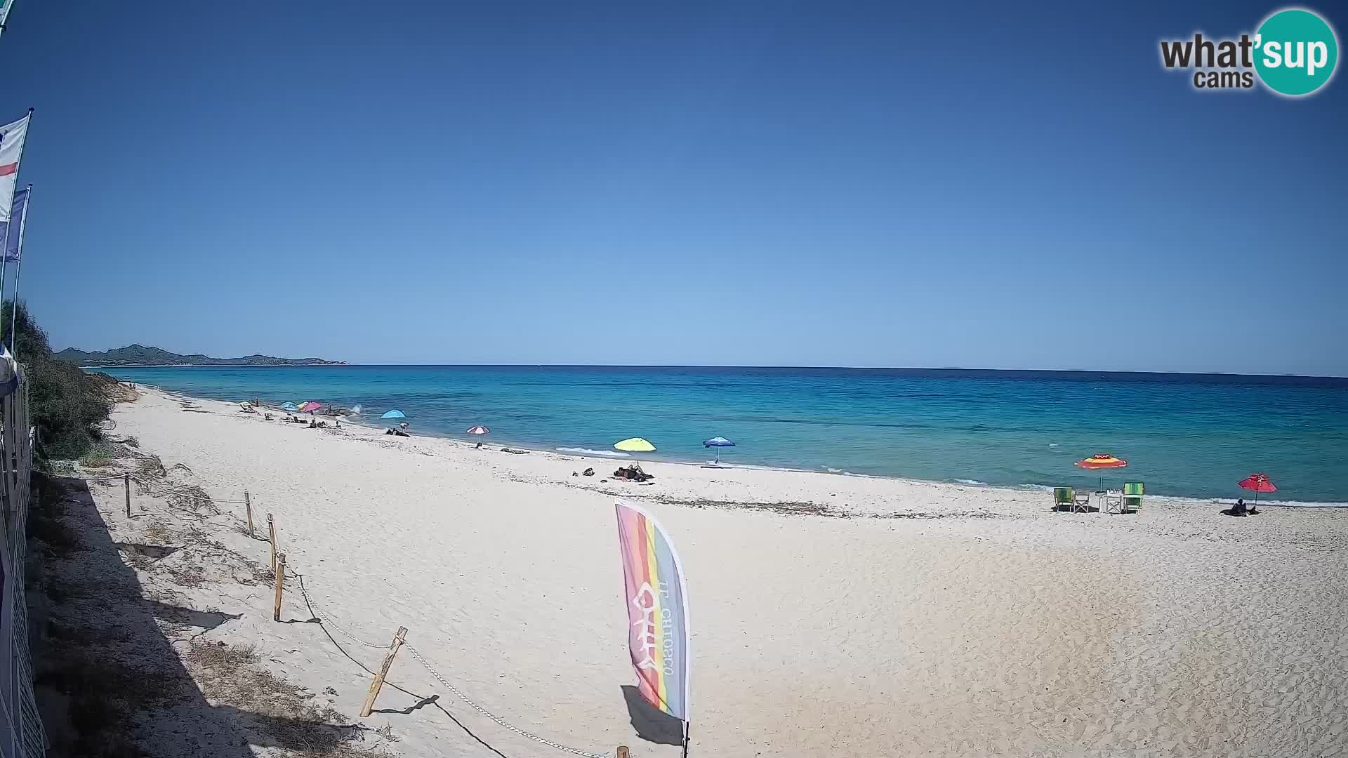 Webcam Piscina Rei – Vue en direct depuis Costa Rei, Muravera