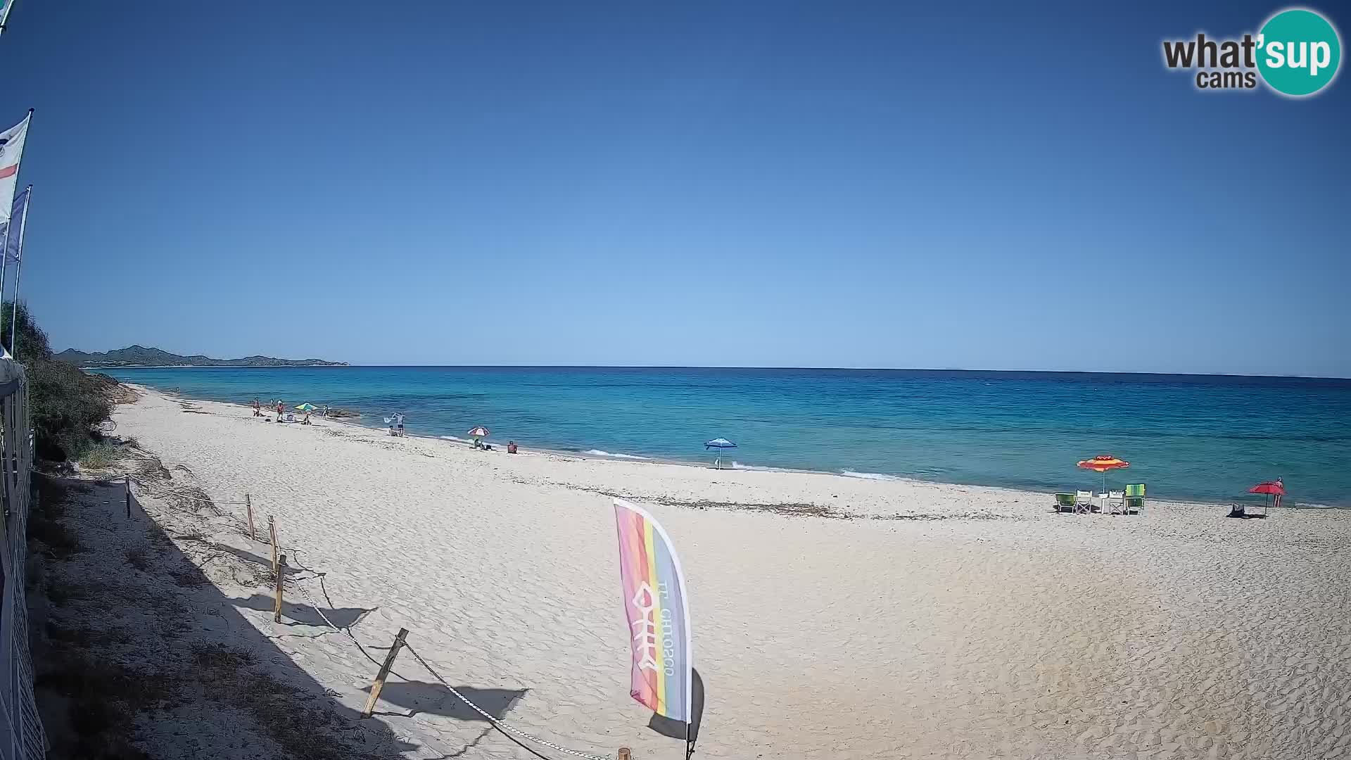 Webcam Piscina Rei – Vista en directo desde Costa Rei, Muravera
