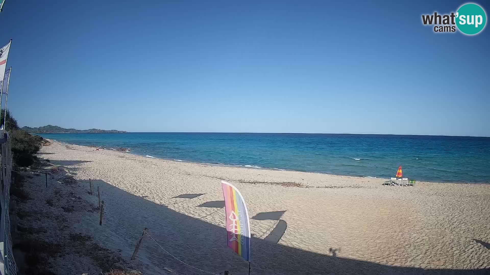 Webcam Piscina Rei – Vue en direct depuis Costa Rei, Muravera