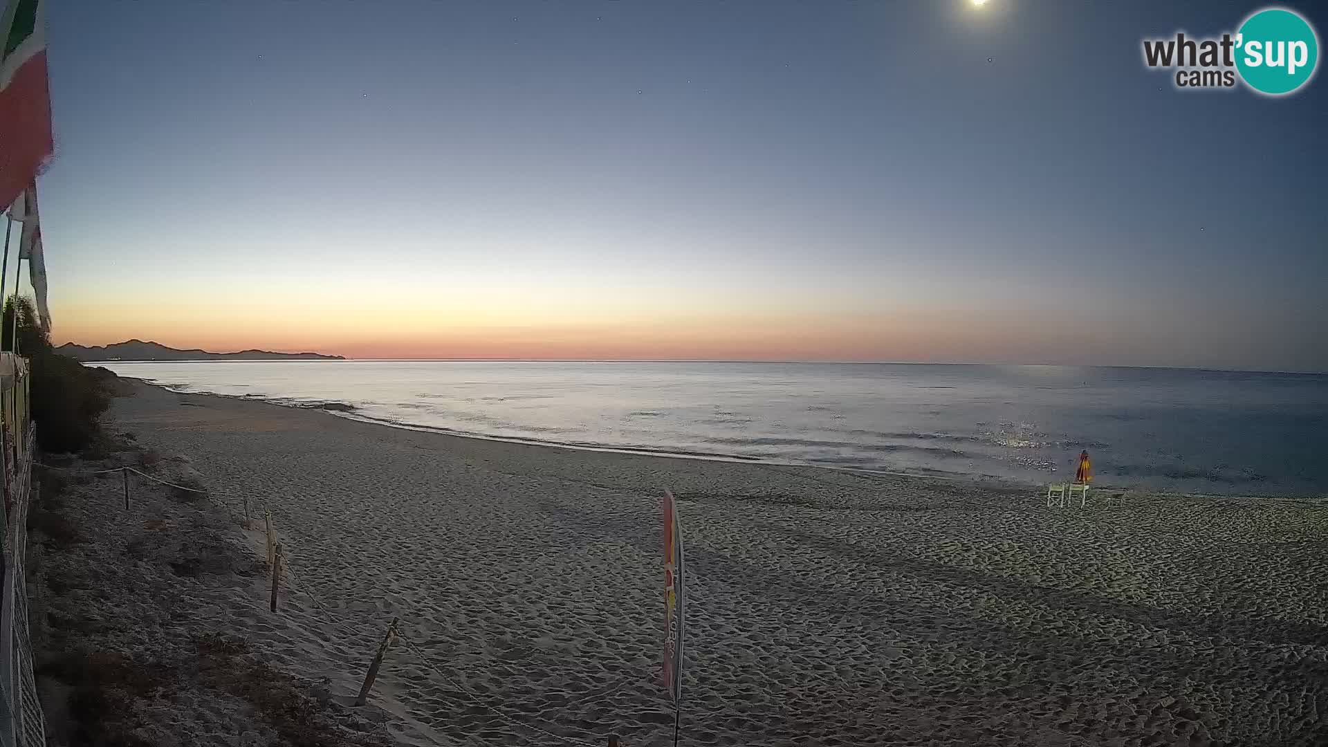 Webcam Piscina Rei – Vista live da Costa Rei, Muravera