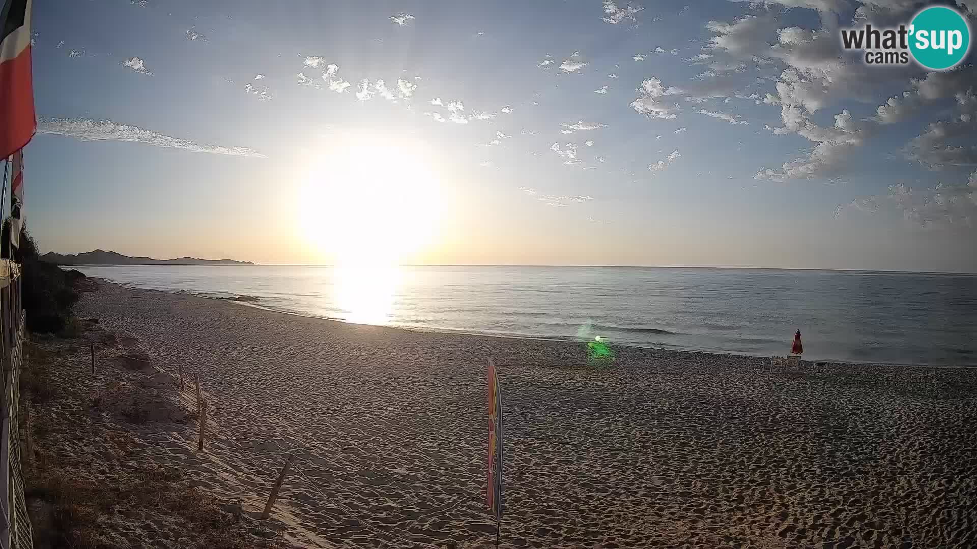 Webcam Piscina Rei – Vista live da Costa Rei, Muravera