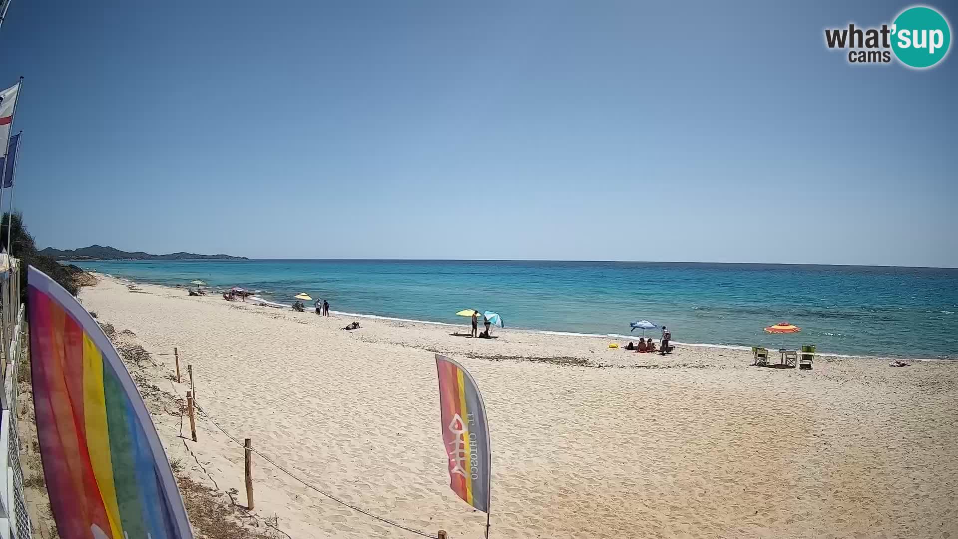 Webcam Piscina Rei – Vista en directo desde Costa Rei, Muravera