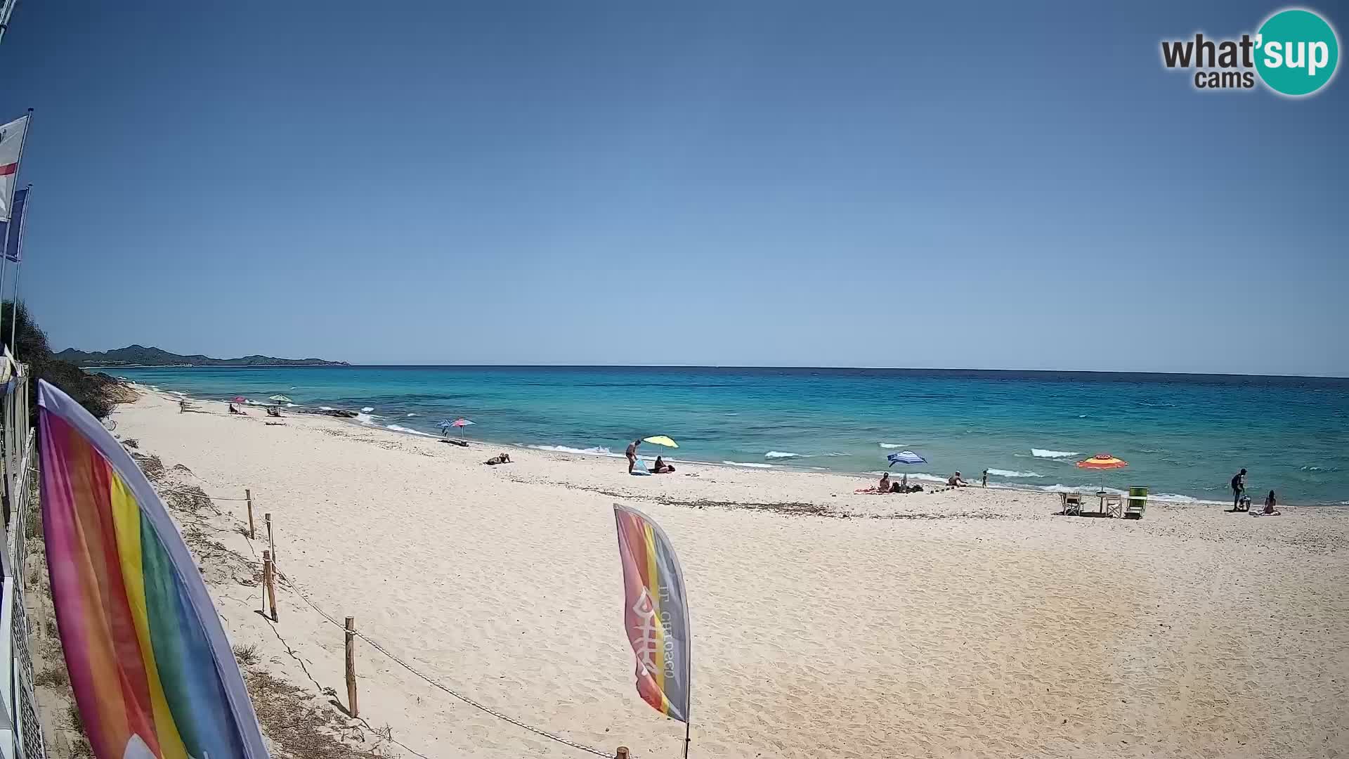 Spletna kamera Piscina Rei – Pogled v živo iz Costa Rei, Muravera