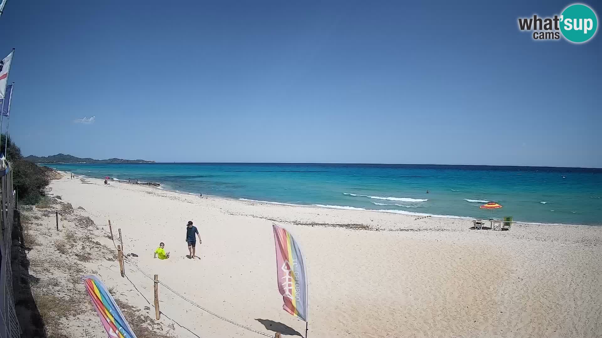 Web kamera Piscina Rei – Pogled uživo iz Costa Rei, Muravera