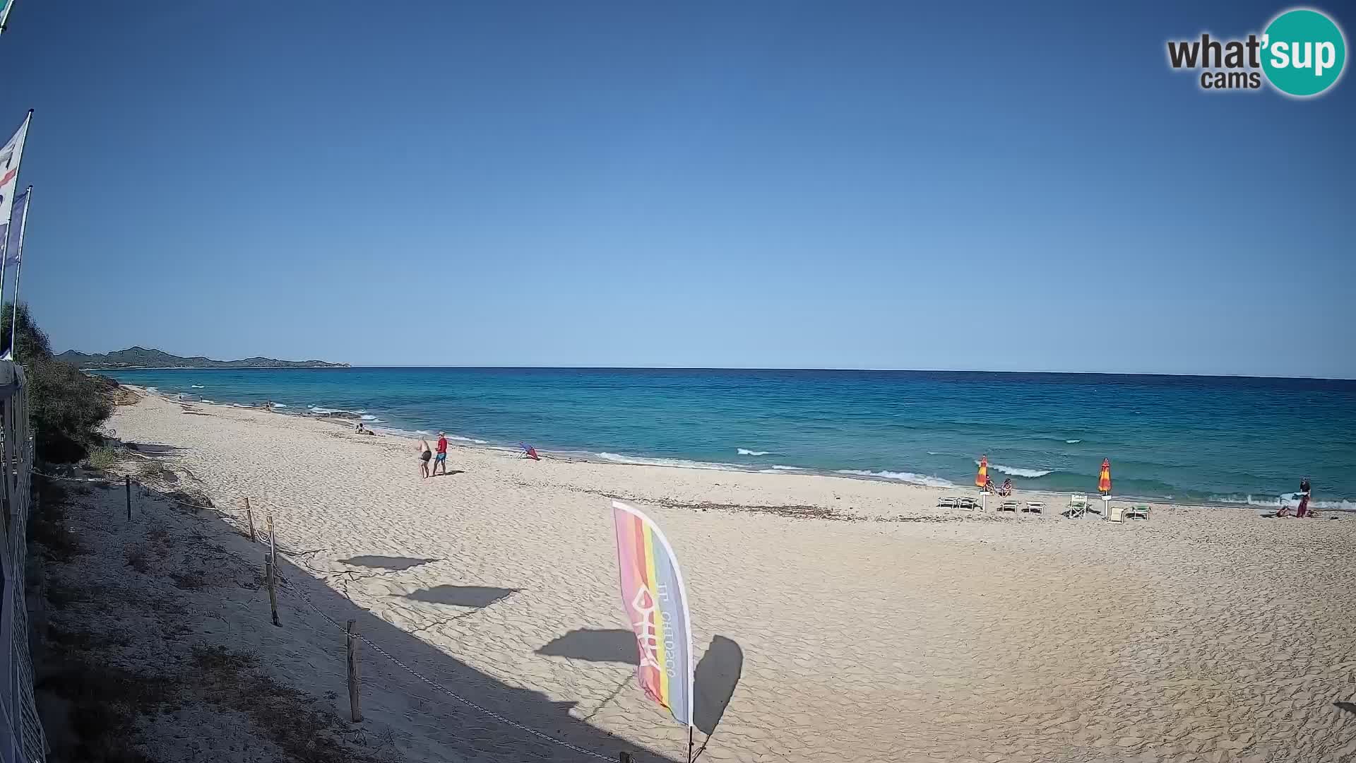 Web kamera Piscina Rei – Pogled uživo iz Costa Rei, Muravera