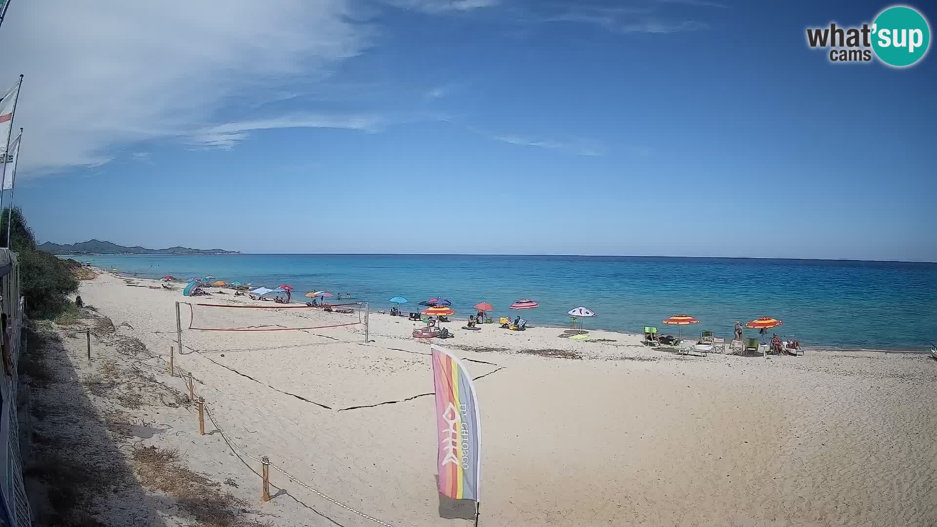 Webcam Piscina Rei – Vista live da Costa Rei, Muravera