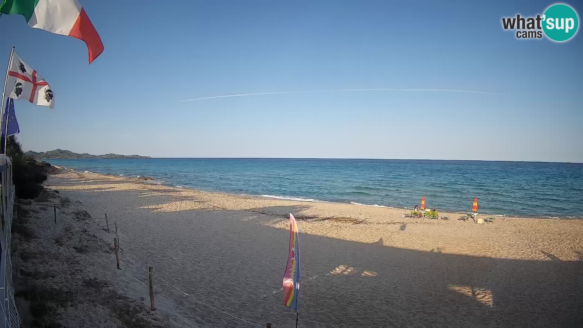 Web kamera Piscina Rei – Pogled uživo iz Costa Rei, Muravera
