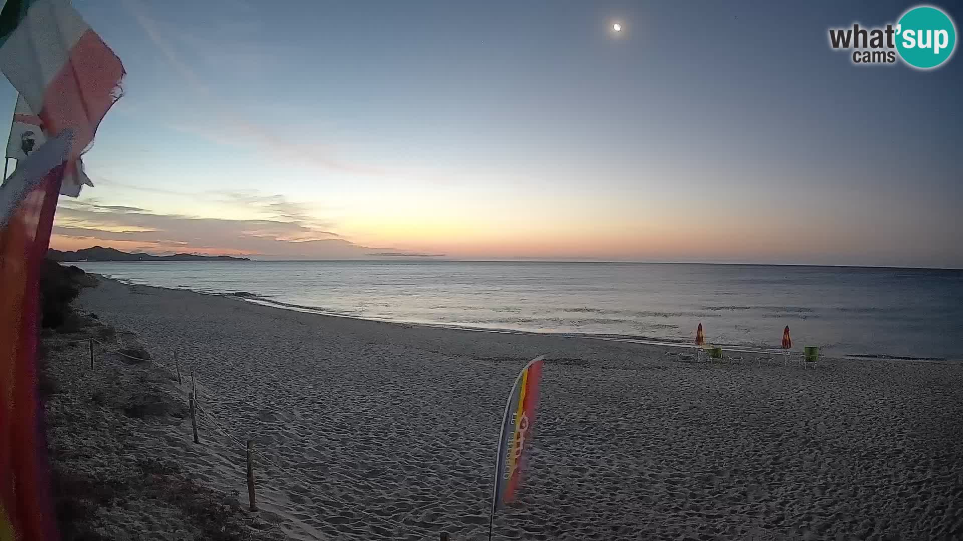 Webcam Piscina Rei – Vista live da Costa Rei, Muravera