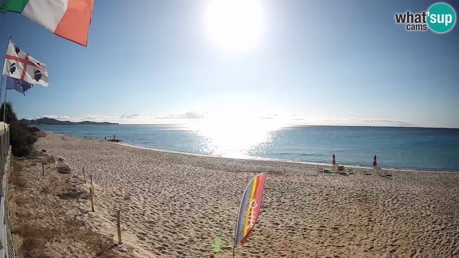 Webcam Piscina Rei – Vista live da Costa Rei, Muravera