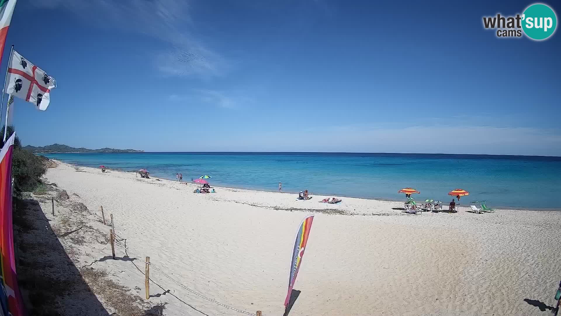 Webcam Piscina Rei – Vista en directo desde Costa Rei, Muravera