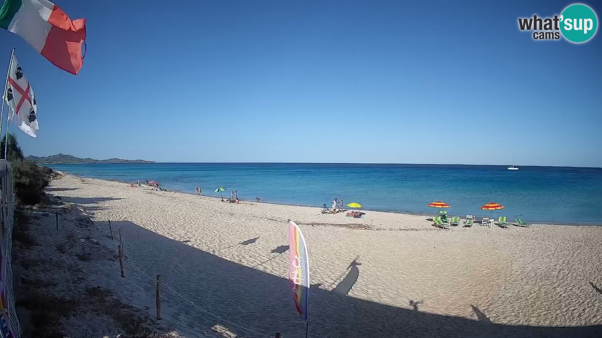 Web kamera Piscina Rei – Pogled uživo iz Costa Rei, Muravera