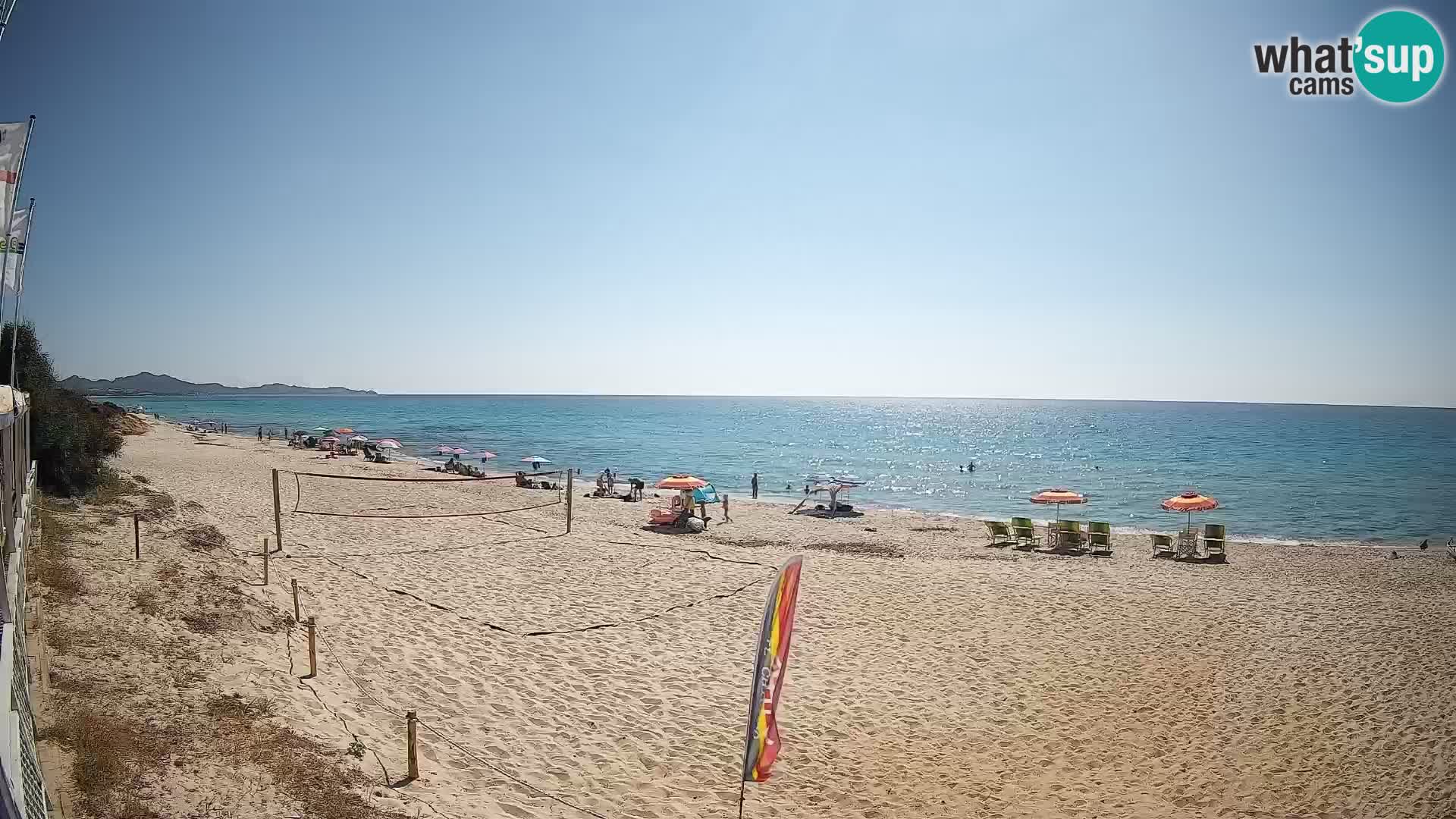 Webcam Piscina Rei – Vue en direct depuis Costa Rei, Muravera