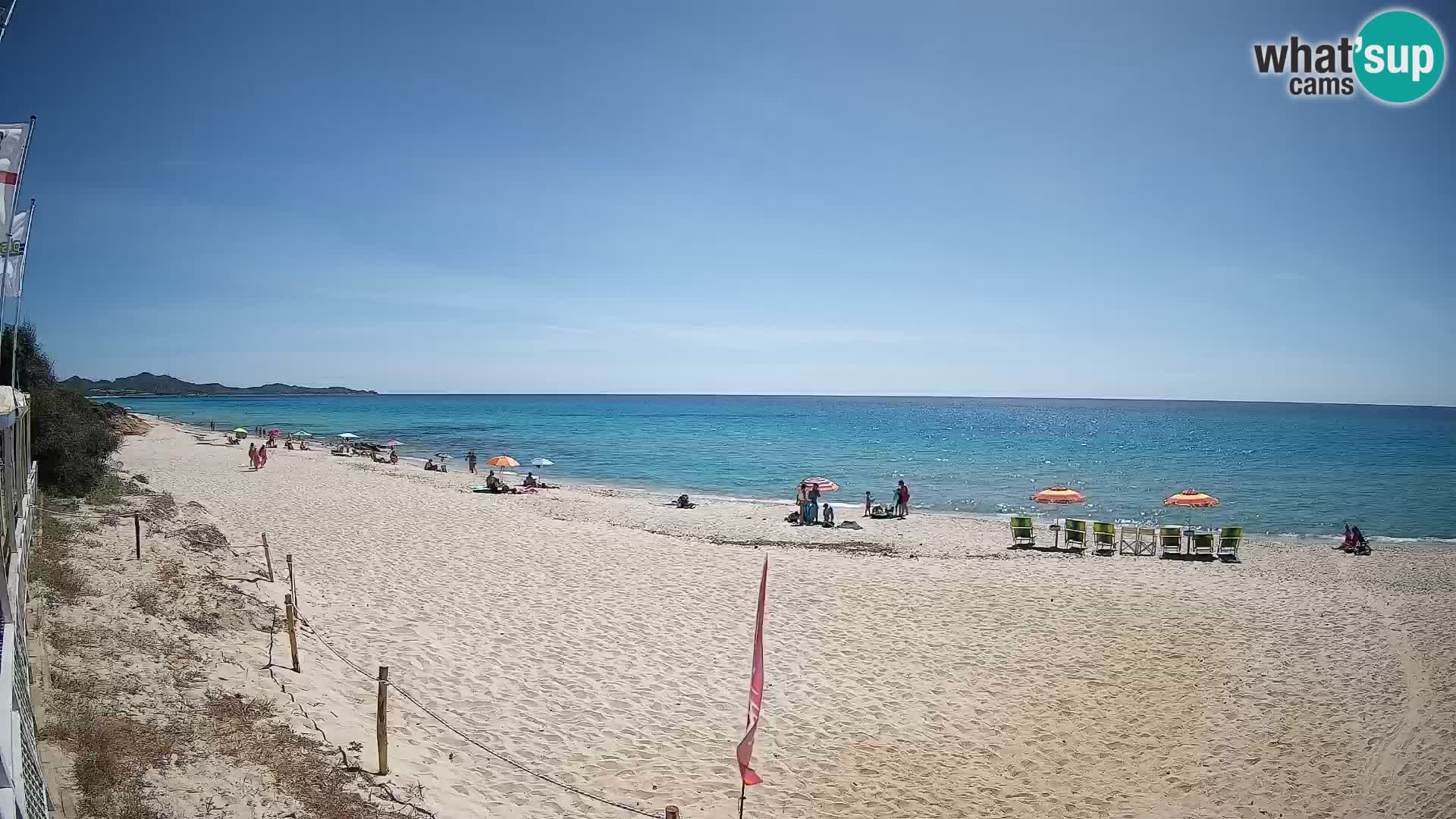 Webcam Piscina Rei – Vue en direct depuis Costa Rei, Muravera