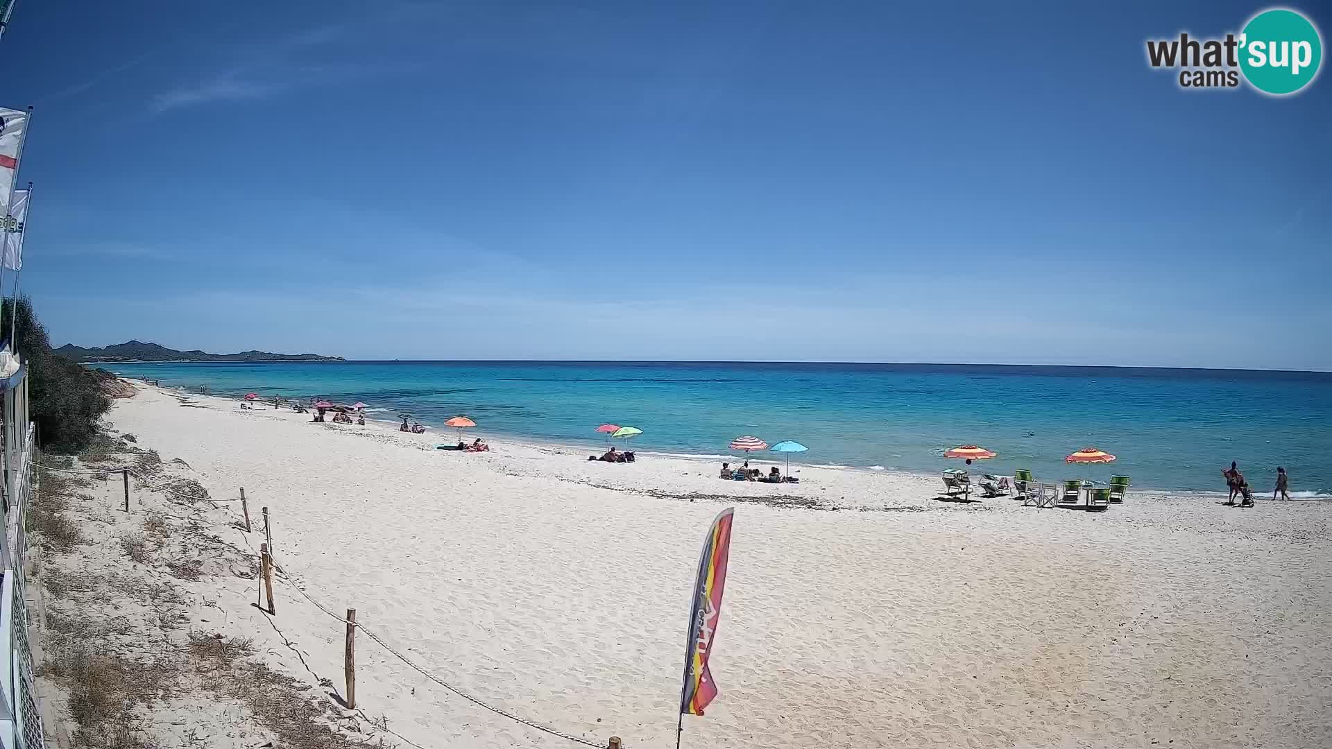 Webcam Piscina Rei – Vista live da Costa Rei, Muravera