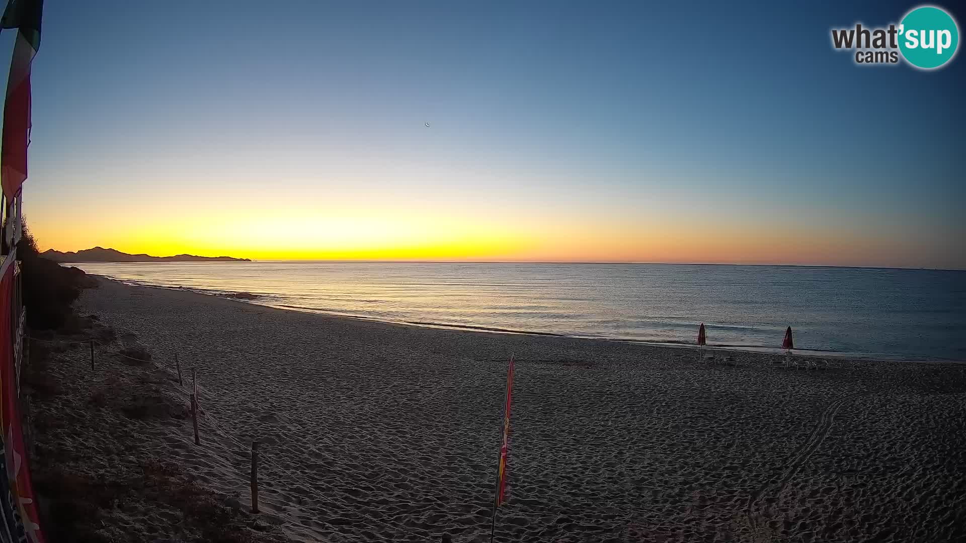 Webcam Piscina Rei – Vista live da Costa Rei, Muravera