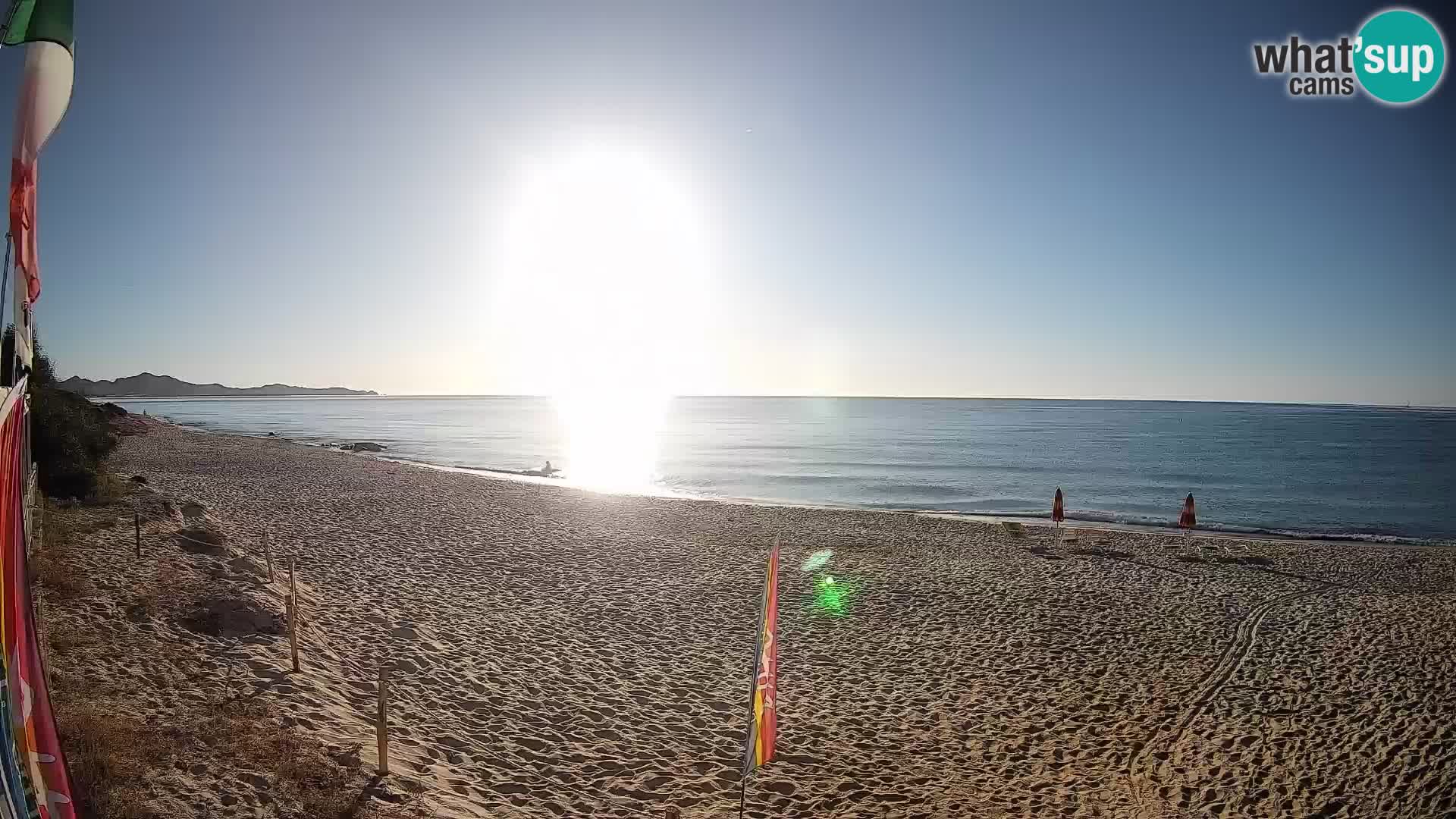 Webcam Piscina Rei – Vista live da Costa Rei, Muravera