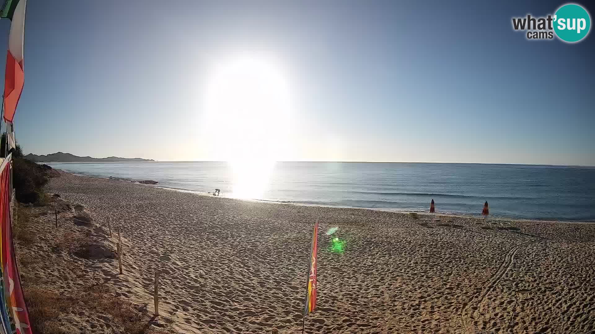 Webcam Piscina Rei – Vista live da Costa Rei, Muravera
