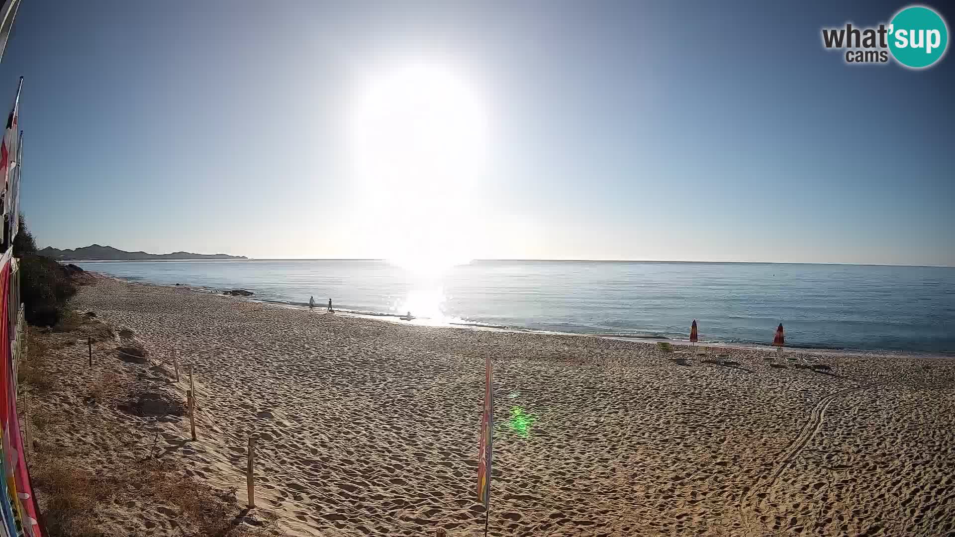 Webcam Piscina Rei – Vista live da Costa Rei, Muravera