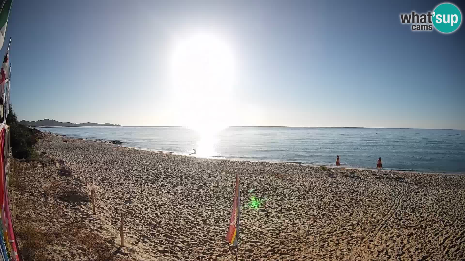 Webcam Piscina Rei – Vista live da Costa Rei, Muravera