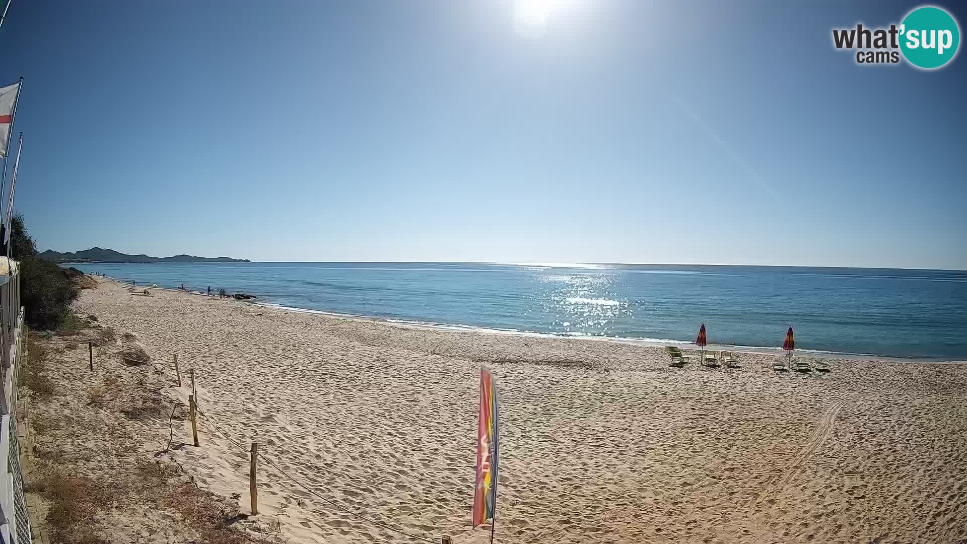 Webcam Piscina Rei – Vista live da Costa Rei, Muravera