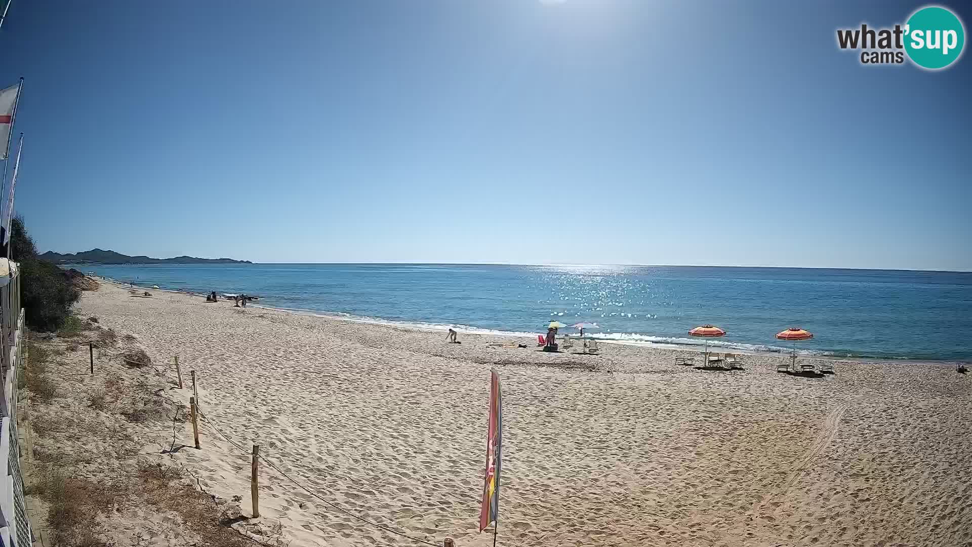 Webcam Piscina Rei – Vista live da Costa Rei, Muravera