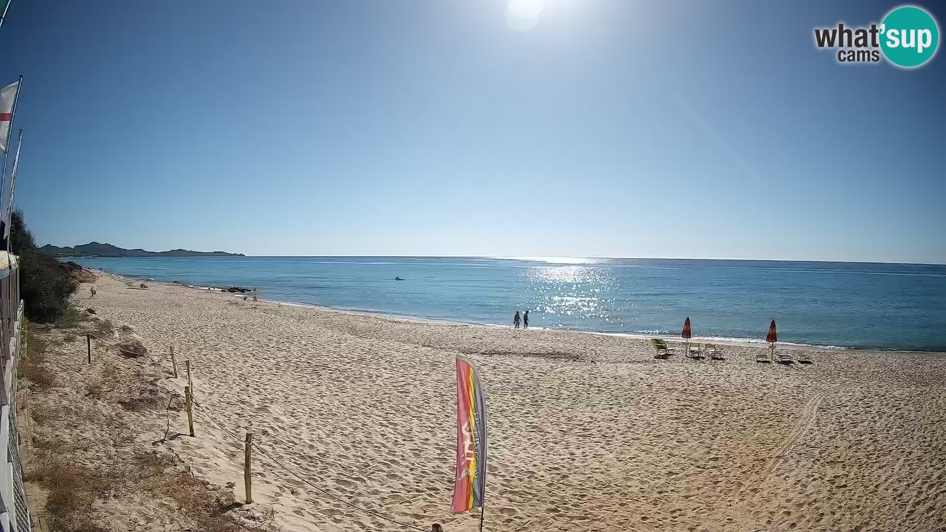 Webcam Piscina Rei – Vista live da Costa Rei, Muravera