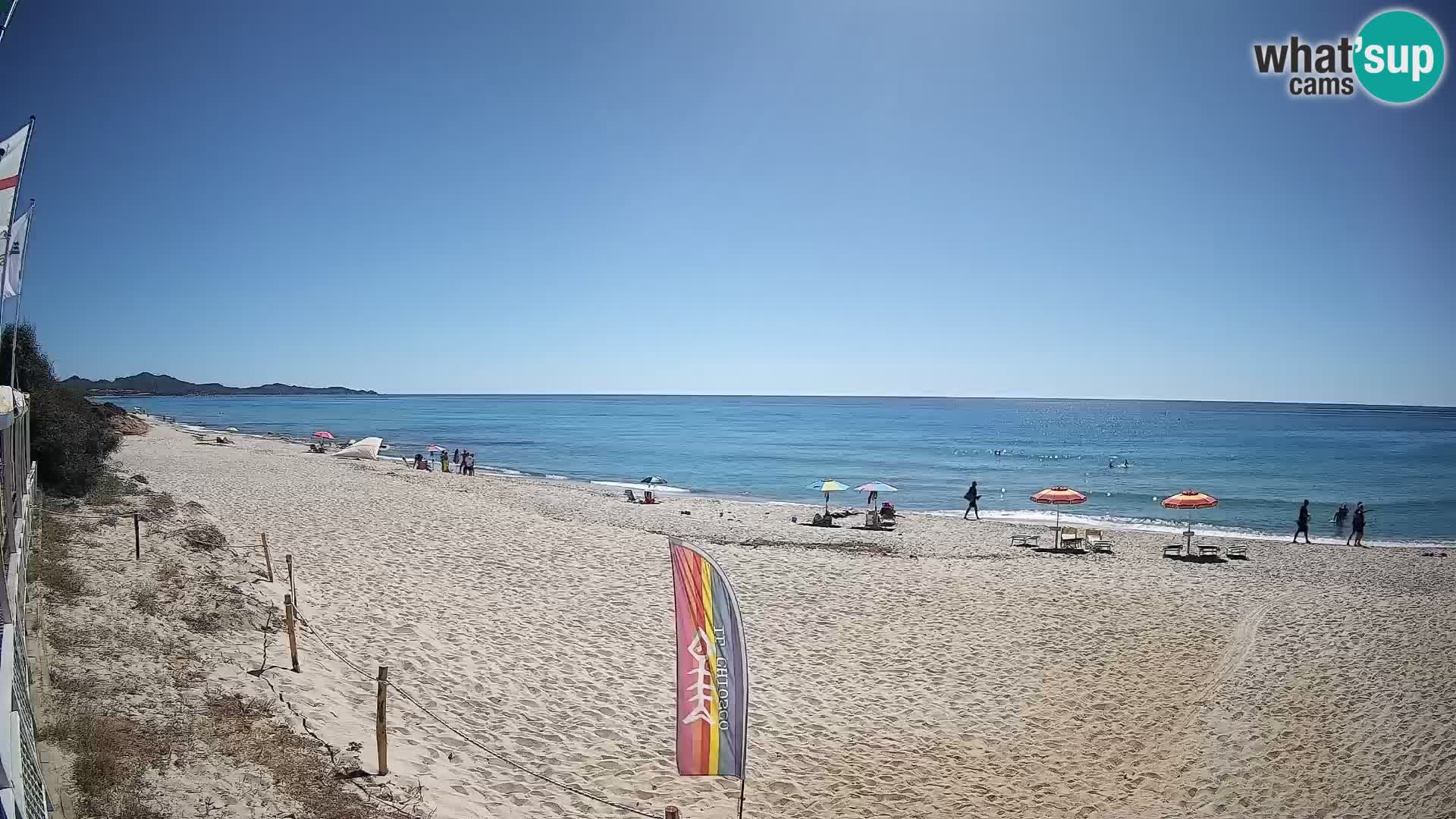 Webcam Piscina Rei – Vista live da Costa Rei, Muravera