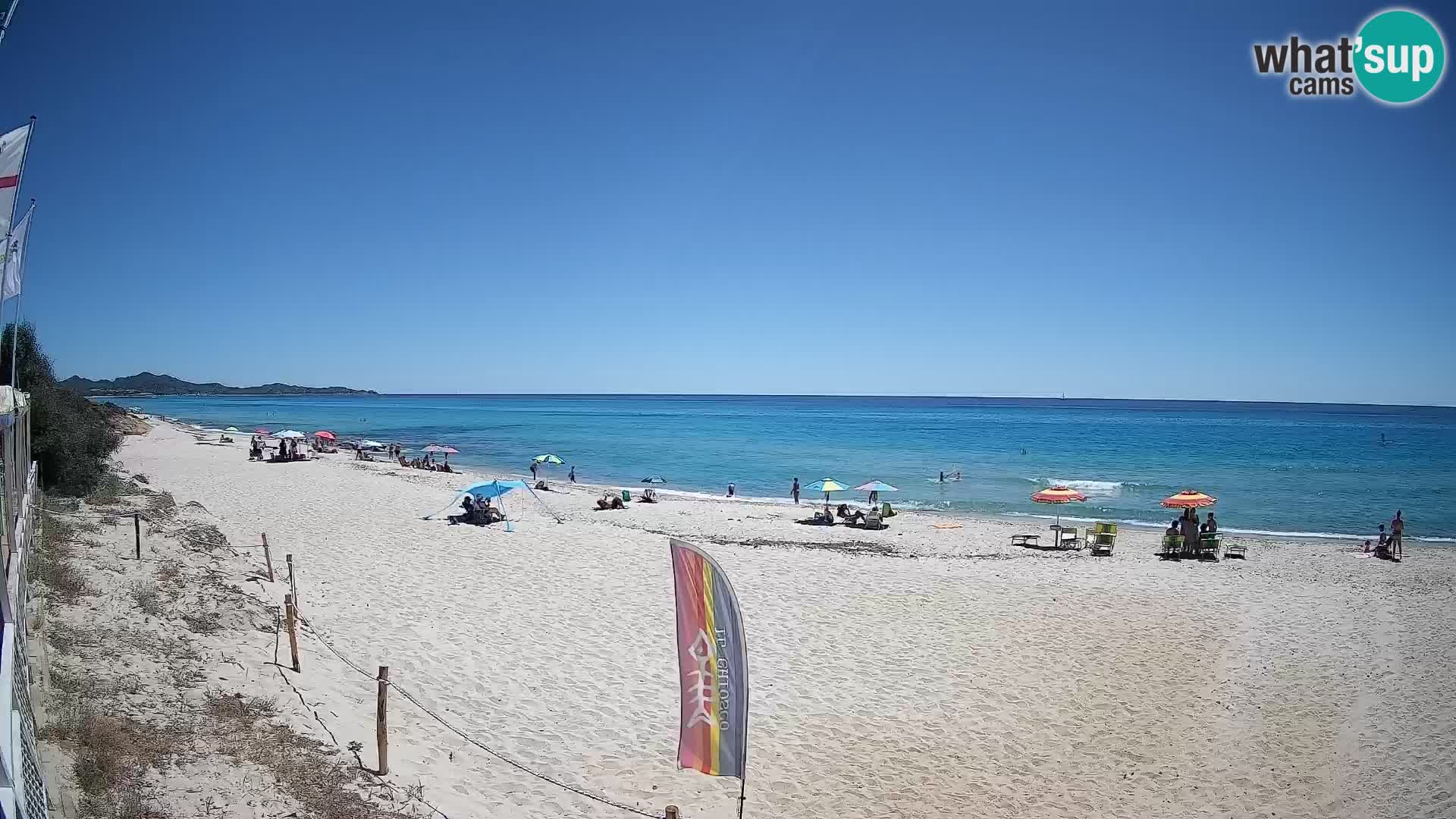 Web kamera Piscina Rei – Pogled uživo iz Costa Rei, Muravera