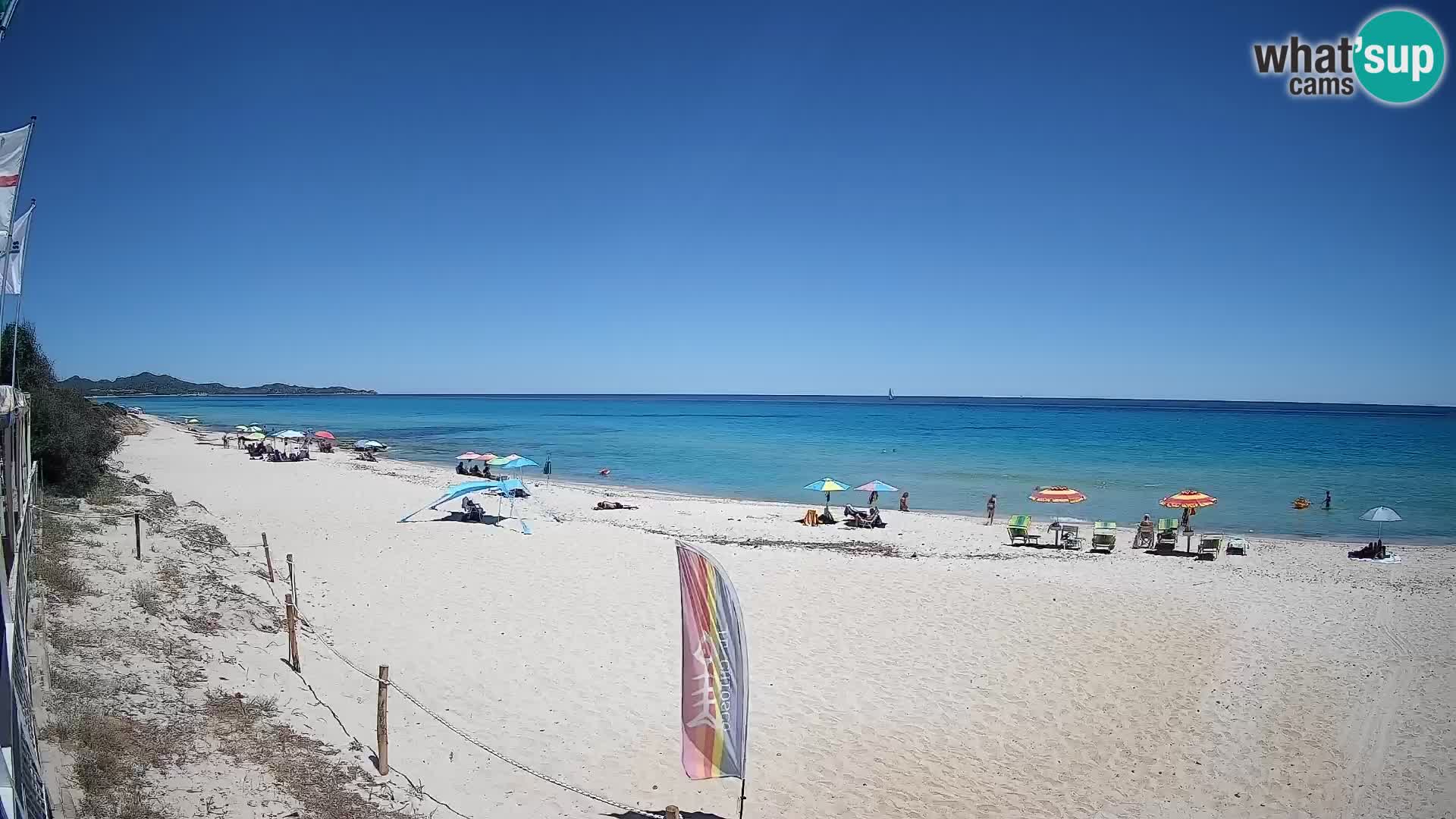 Web kamera Piscina Rei – Pogled uživo iz Costa Rei, Muravera