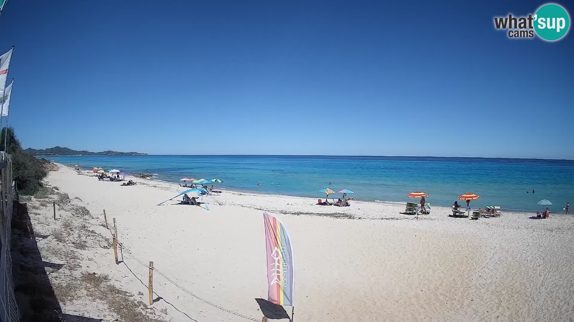 Webcam Piscina Rei – Vista en directo desde Costa Rei, Muravera