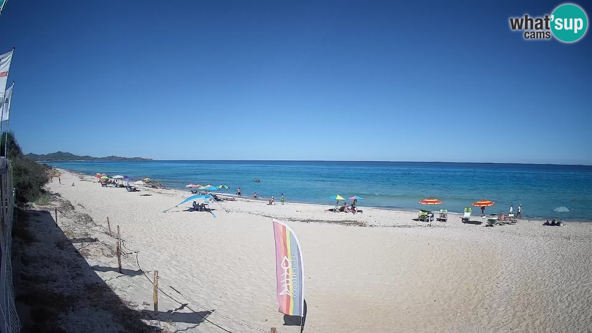 Webcam Piscina Rei – Vue en direct depuis Costa Rei, Muravera