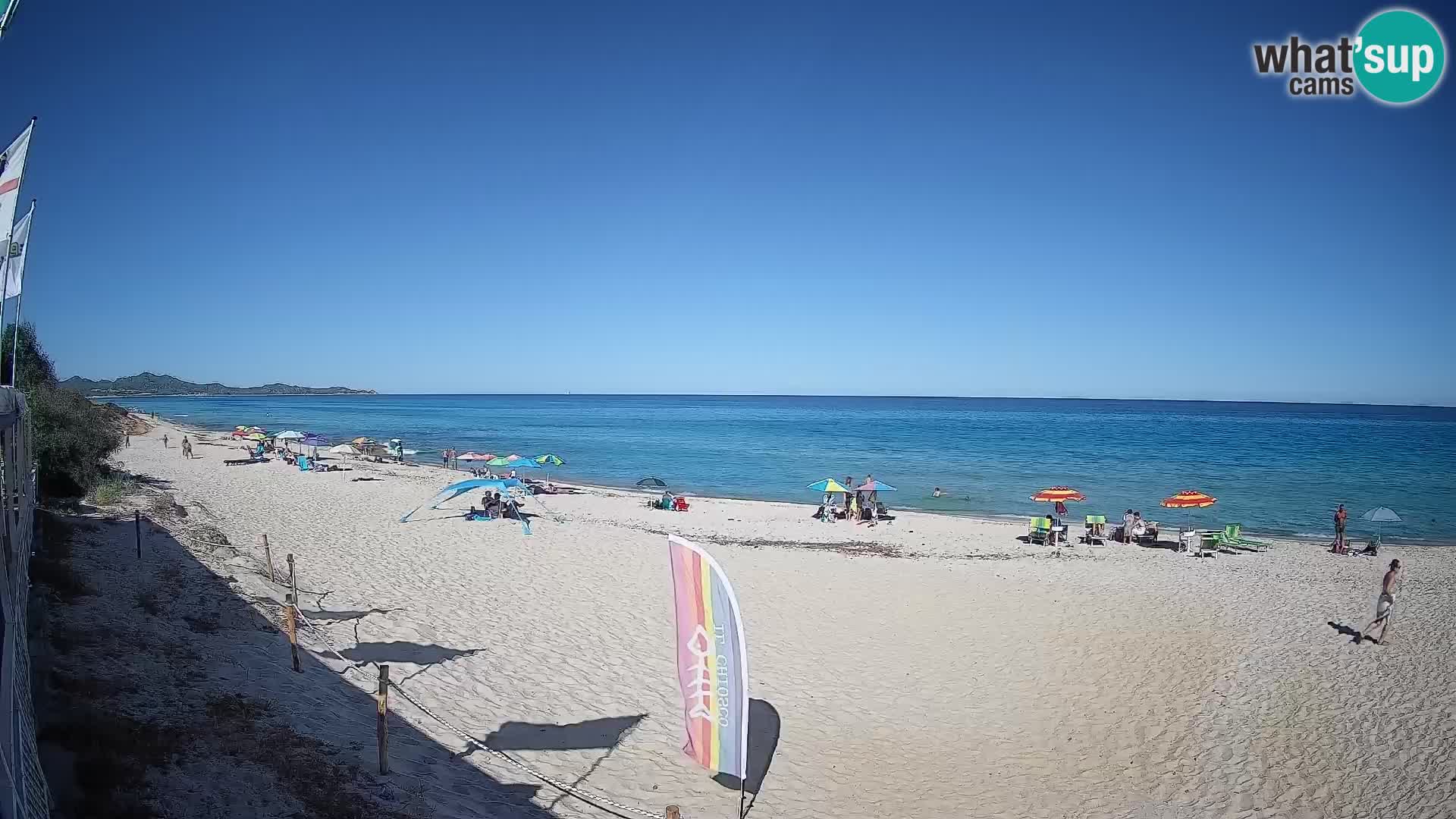 Spletna kamera Piscina Rei – Pogled v živo iz Costa Rei, Muravera