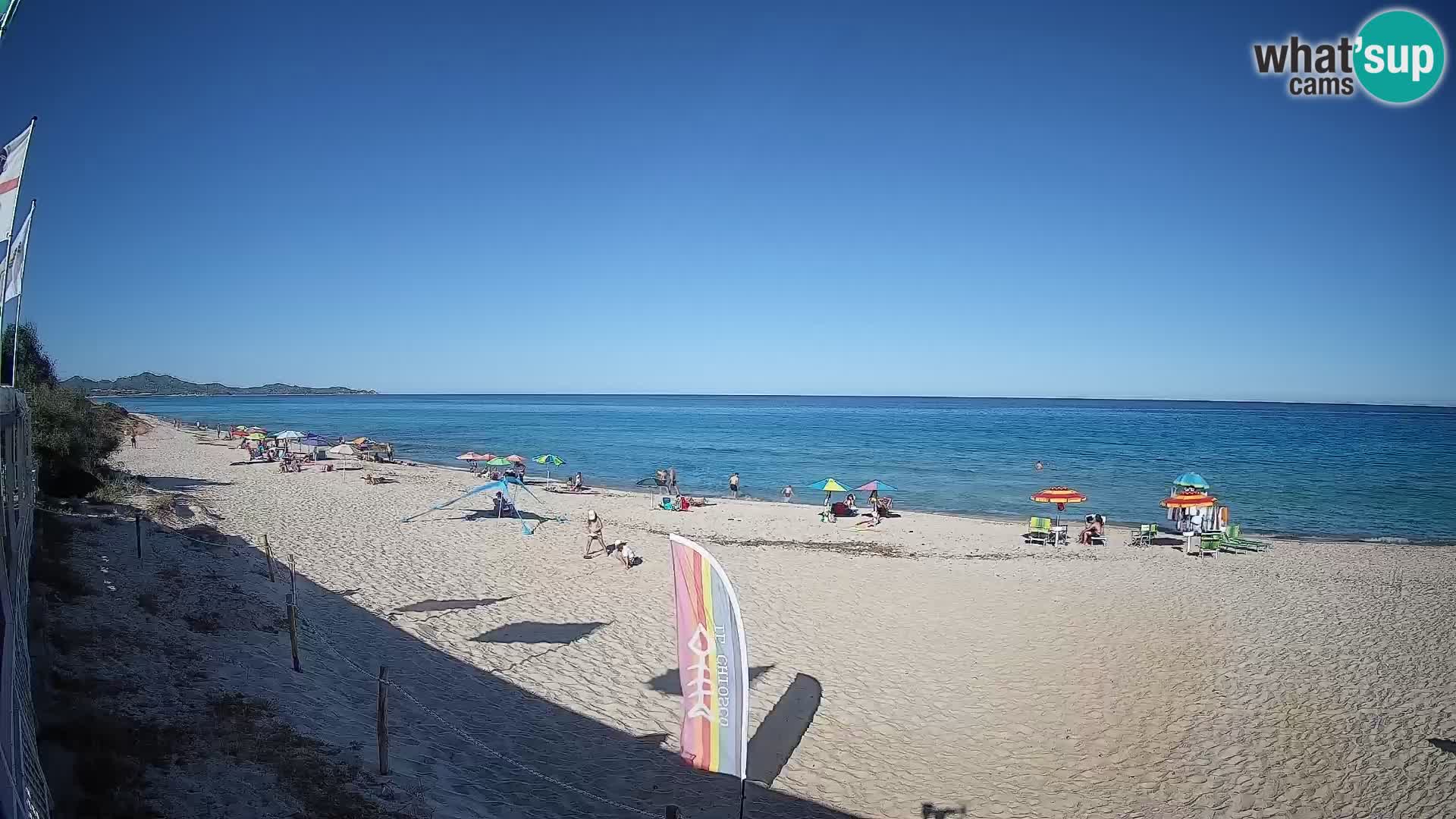 Webcam Piscina Rei – Vista en directo desde Costa Rei, Muravera