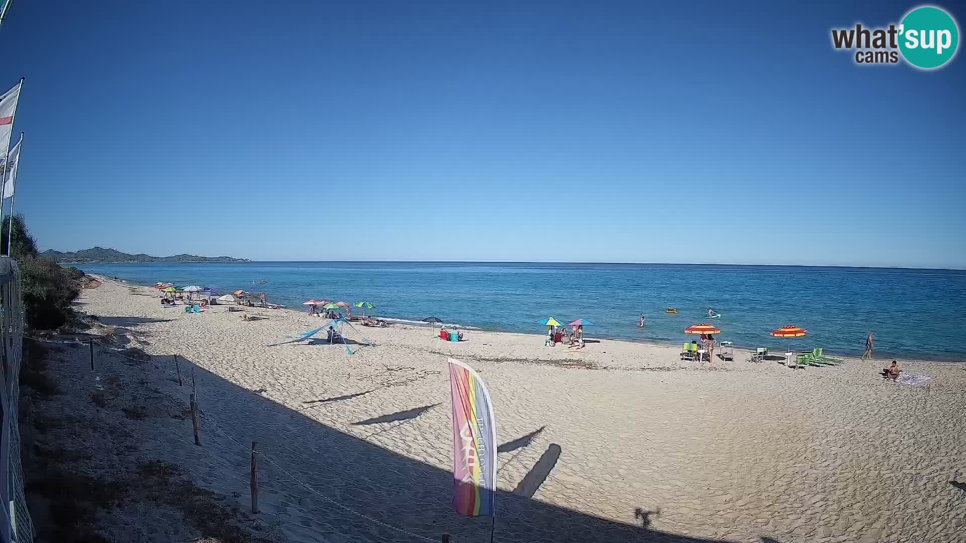 Webcam Piscina Rei – Vista live da Costa Rei, Muravera
